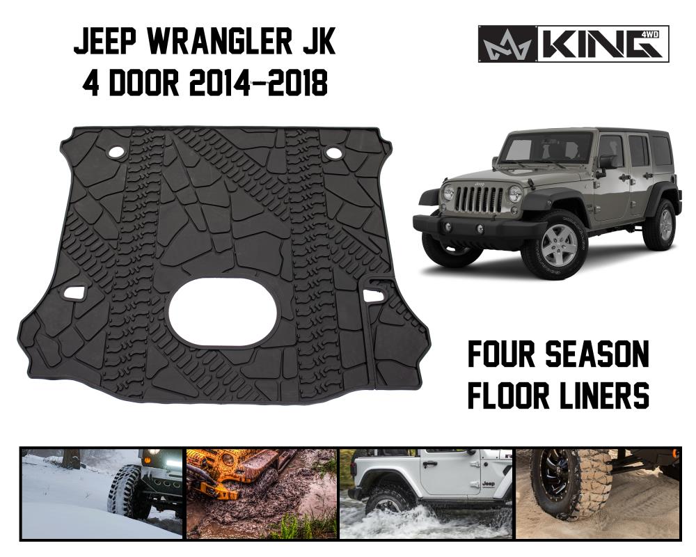 King 4WD King 4WD Premium Four-Season Cargo Liner with Sub Woofer Cut Out Jeep  Wrangler Unlimited JK 4 Door 2015-2018 in the Interior Car Accessories  department at 