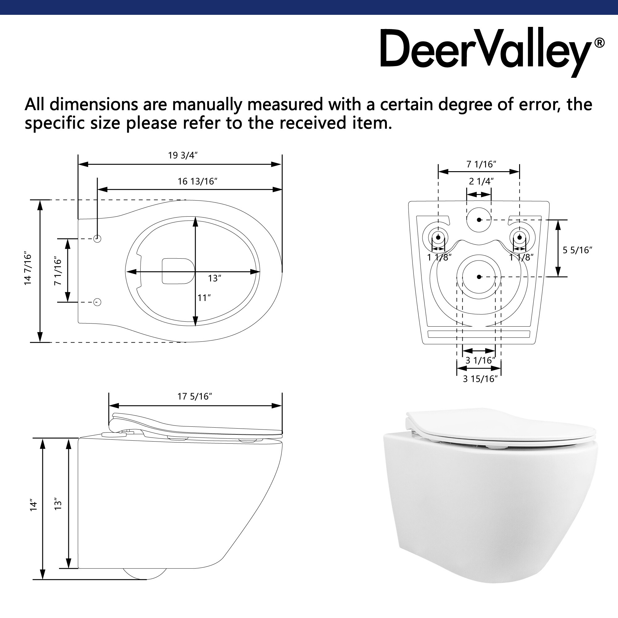 DeerValley DV-1F0069 Toilet-Bowls - View #4
