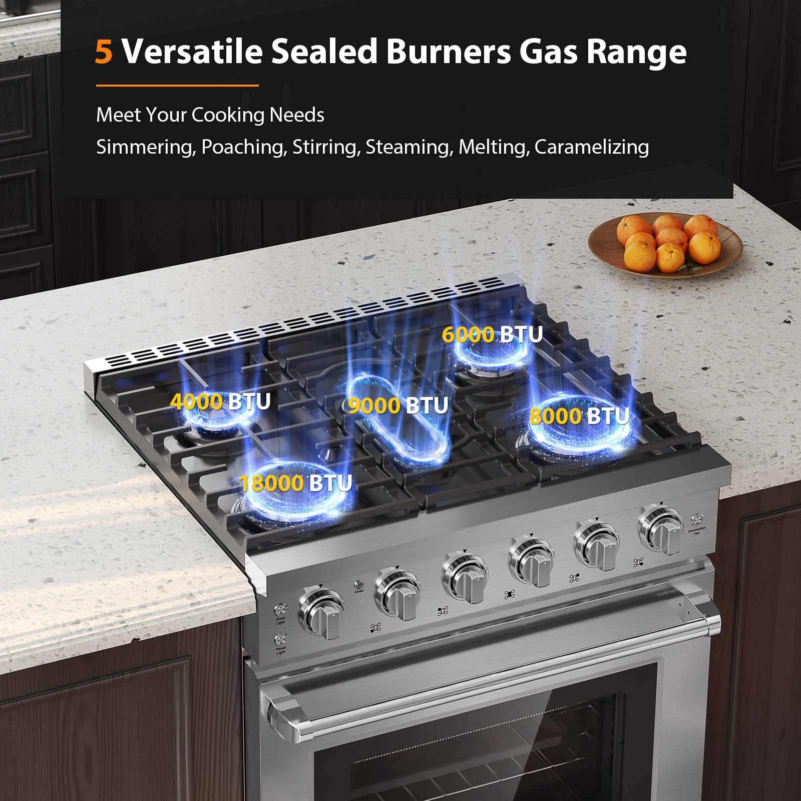 Empava EPA-GR10-30 Freestanding-Gas-Ranges - View #7