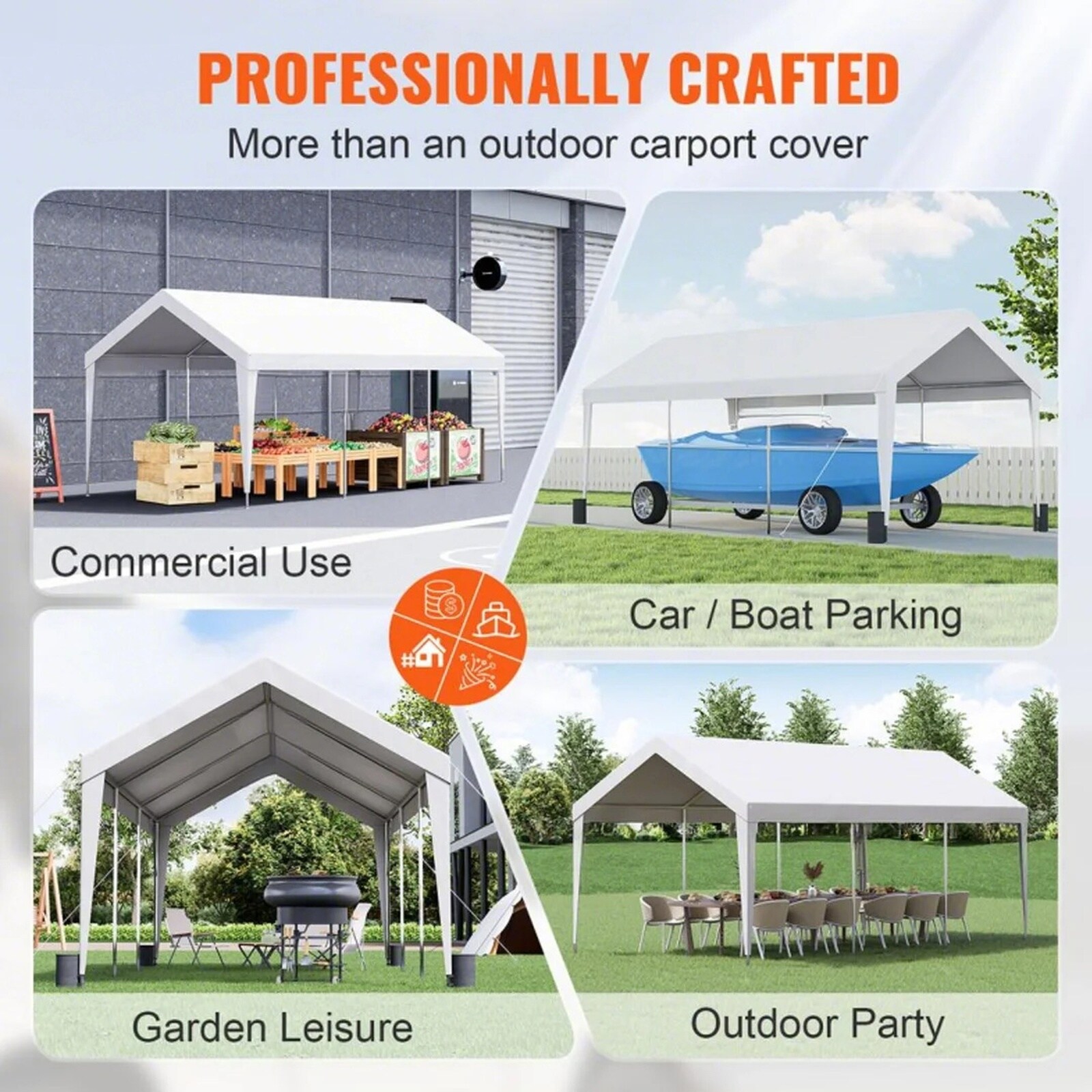 GIVIMO LW102GIVSS1350 Carport-Covers - View #7