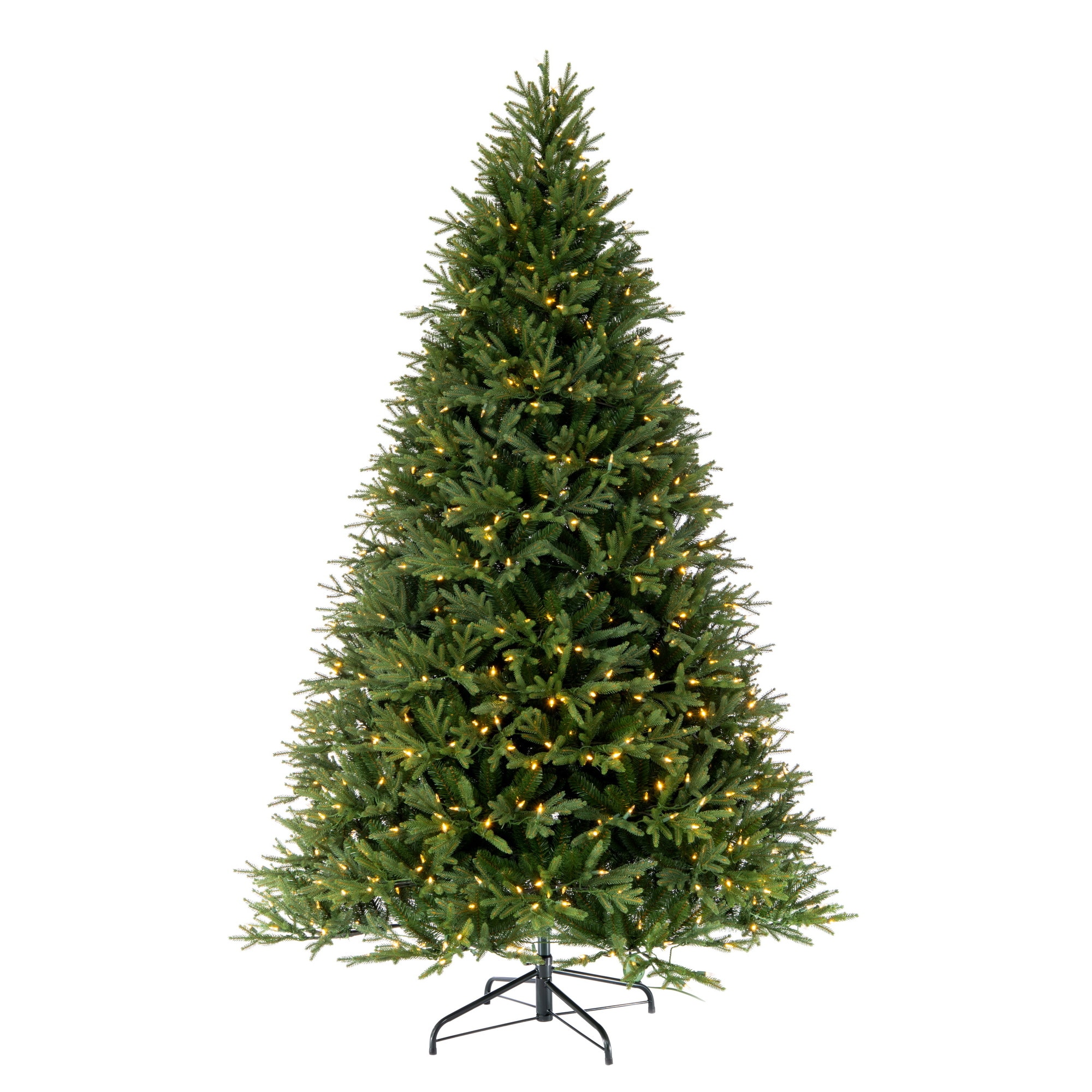 WELLFOR 6-ft Pine Pre-lit Purple Artificial Christmas Tree with