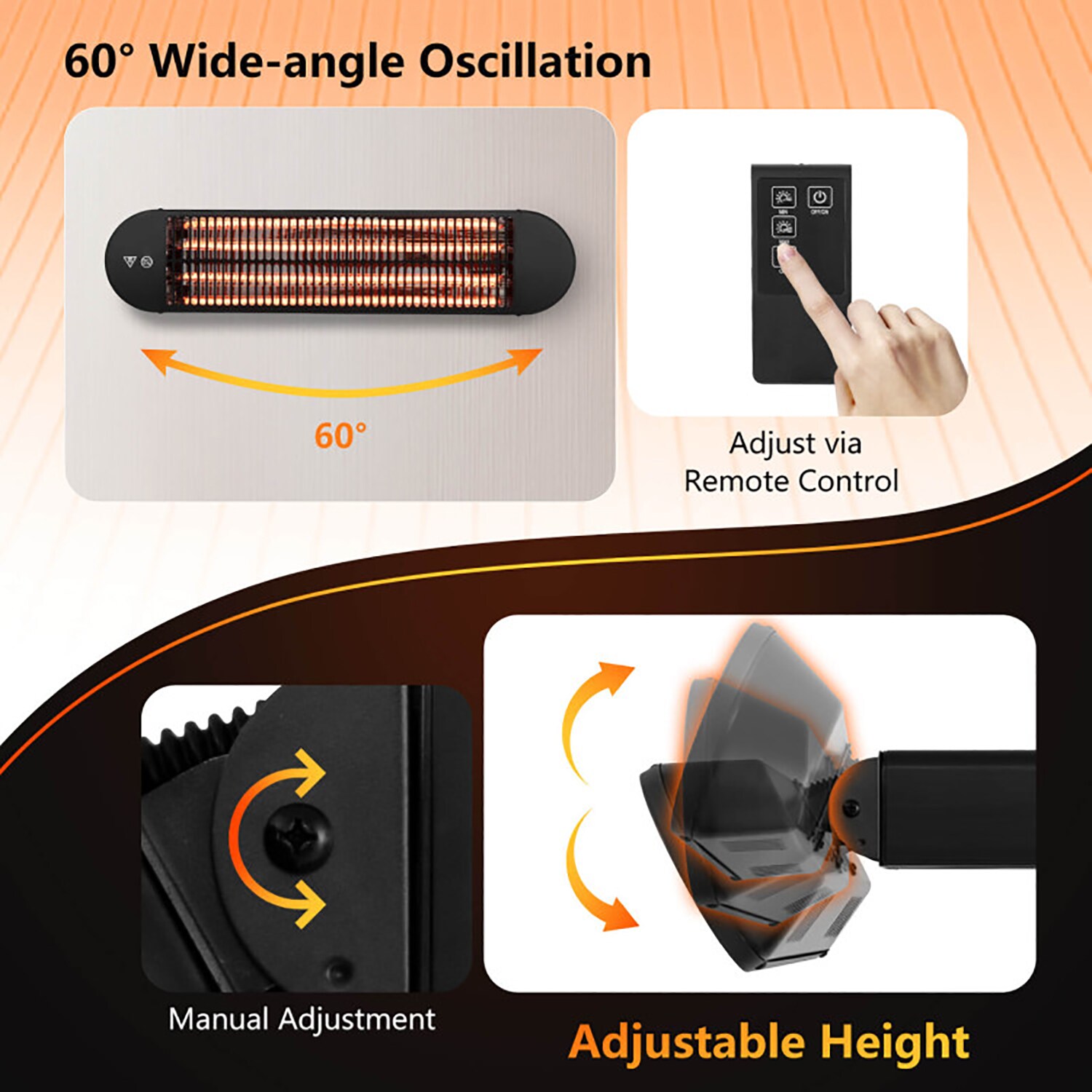 GZMR GR-W1134LL60B Outdoor-Electric-Patio-Heaters - View #4