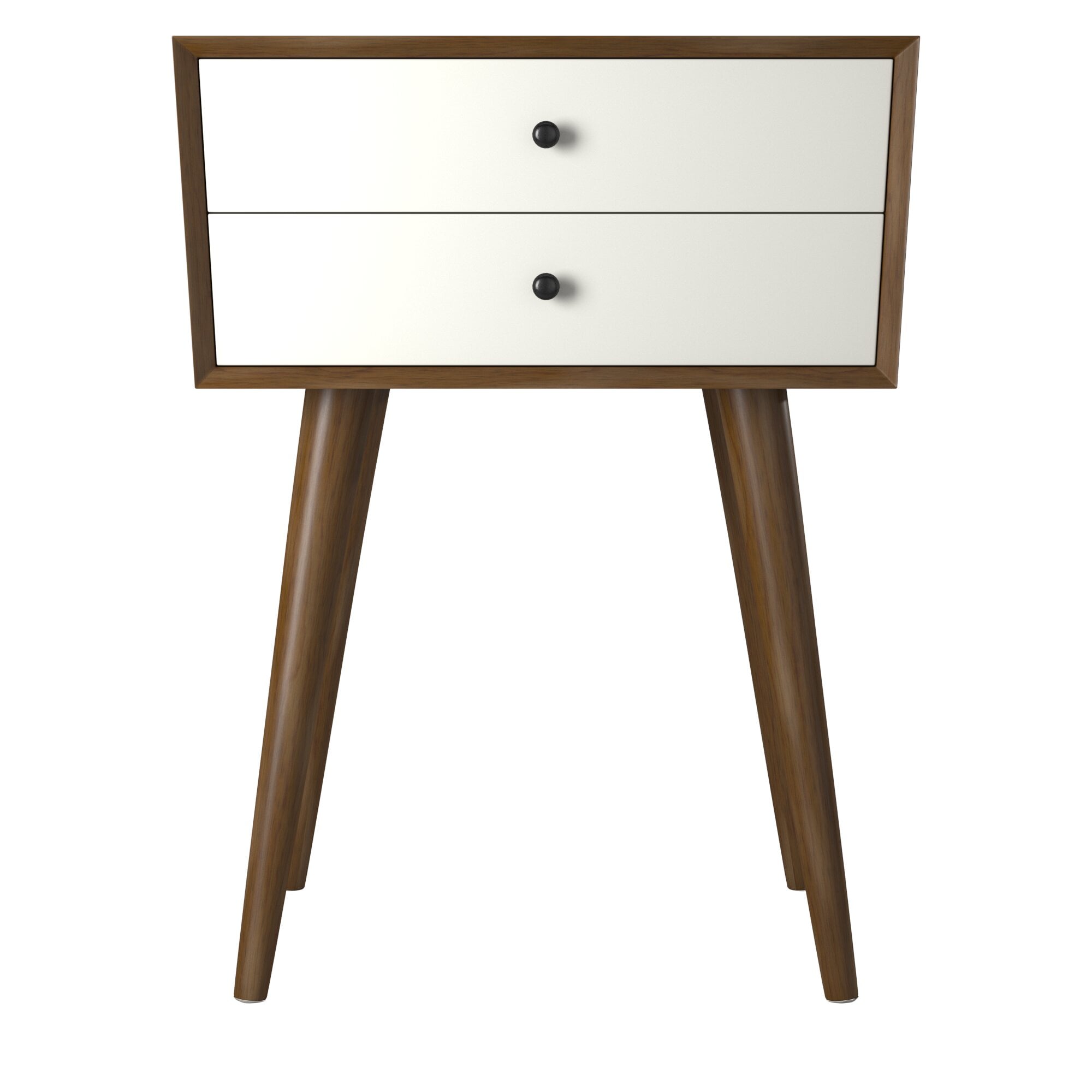 Picket House Furnishings CTCU550NS Chesham 19-in W x 24-in H Cherry Wood veneer Rectangular Modern End Table with Storage Assembly Required