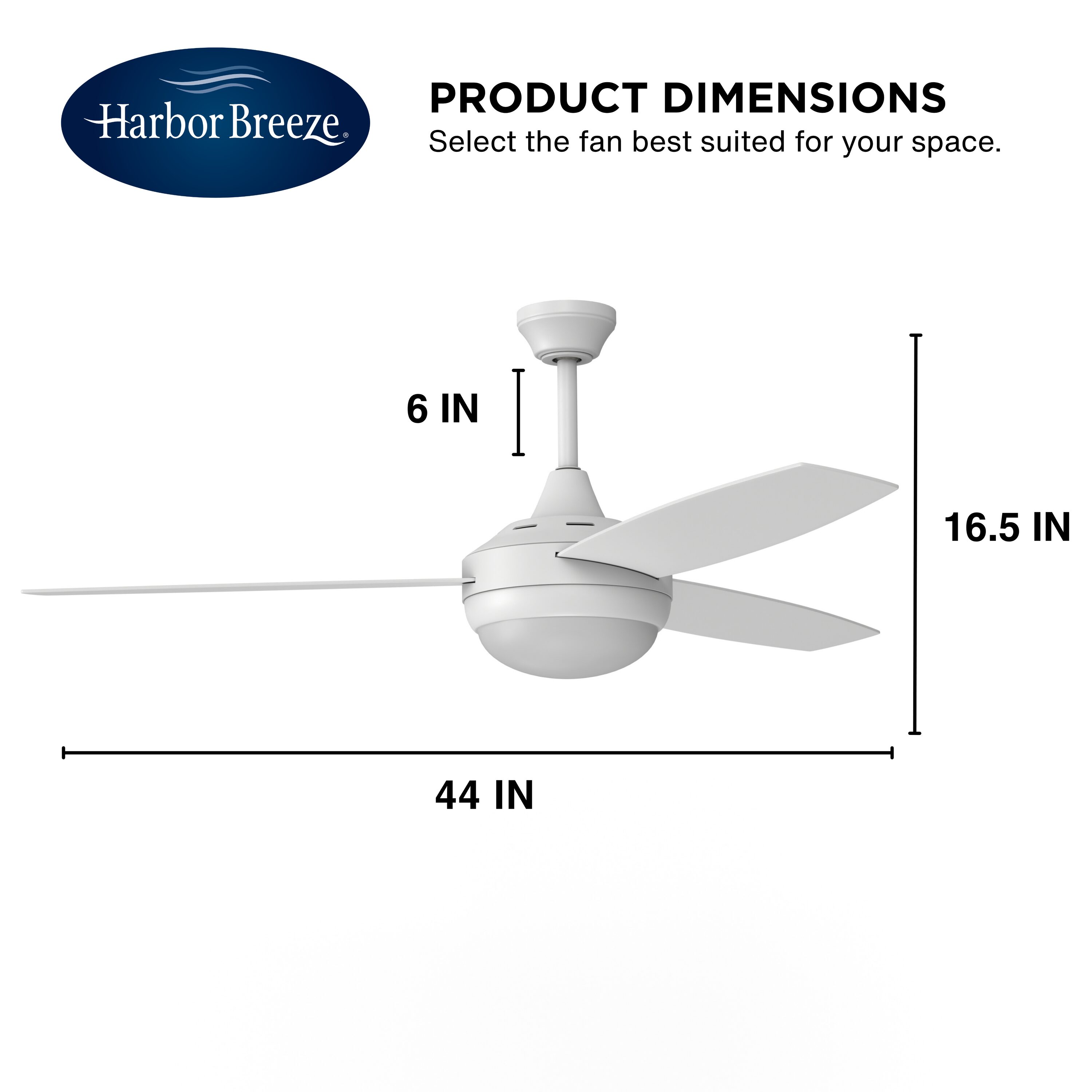 Harbor Breeze TG44LW3D1RS Ceiling-Fans - View #12