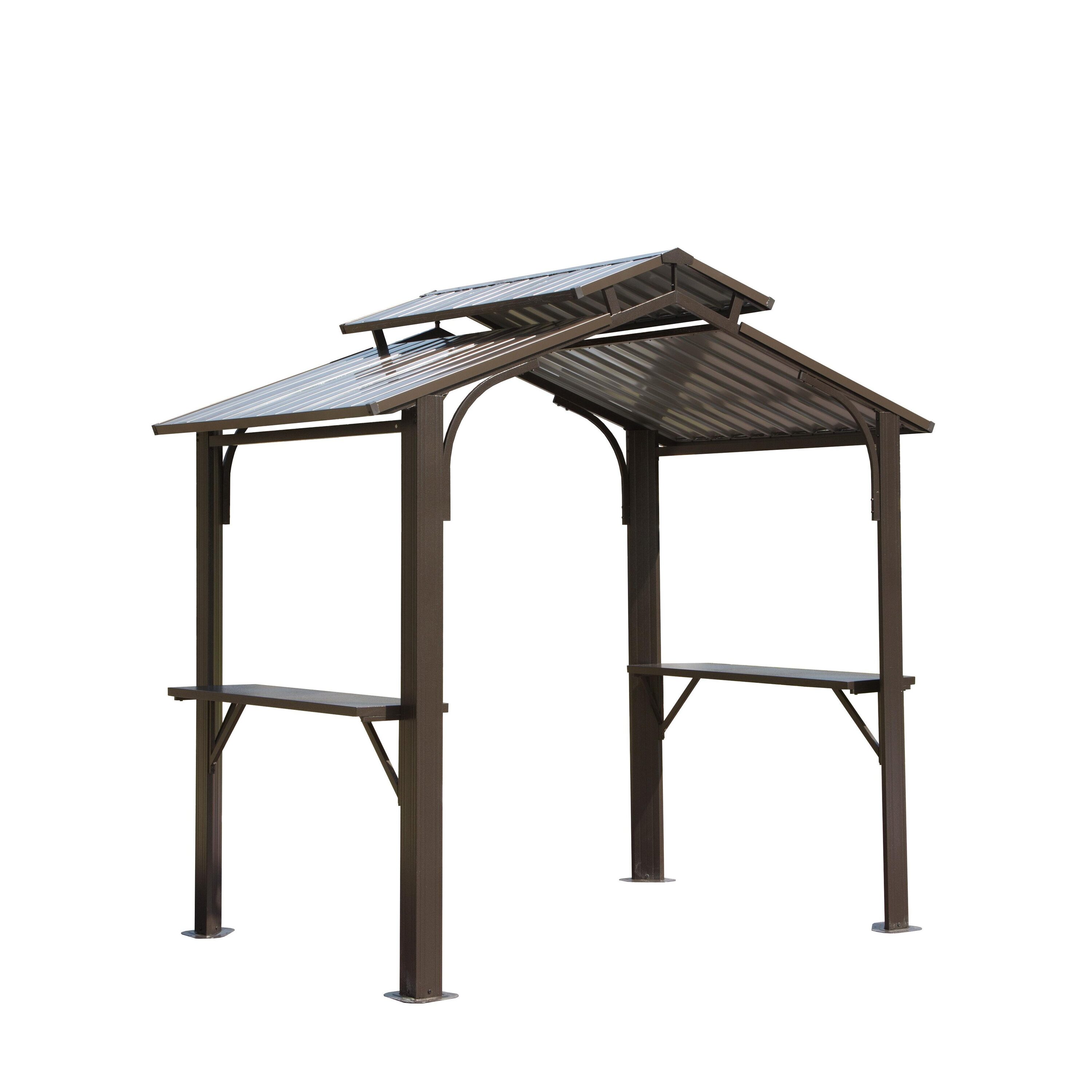 LIVIZA GLY-1653-BN Wood-Resin-Gazebos - View #10