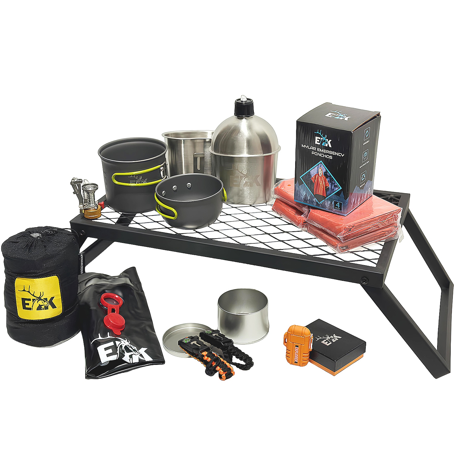 ELK CAMPING-VOYAGER Aluminum Non-Stick Grill pan set