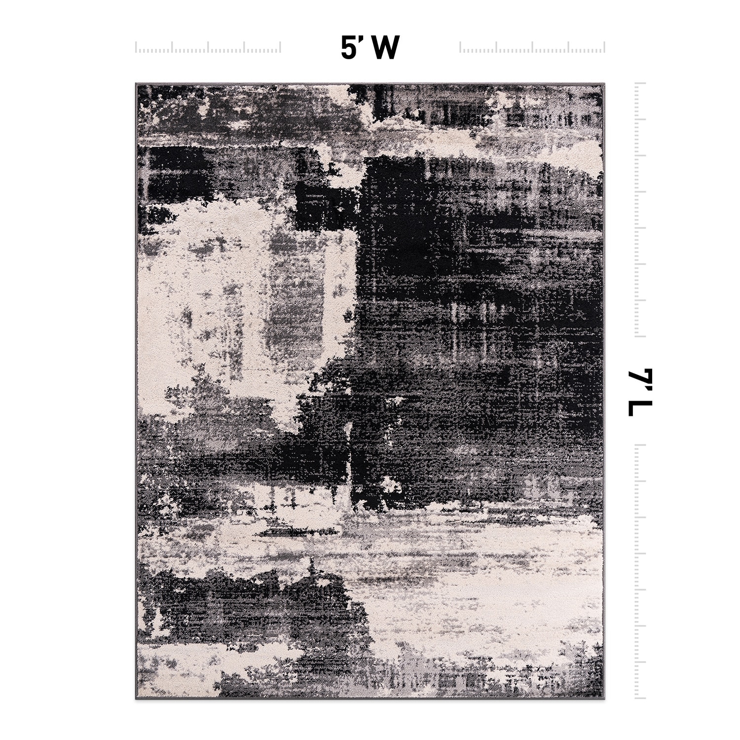 World Rug Gallery 402BLACK5X7 rugs - View #3