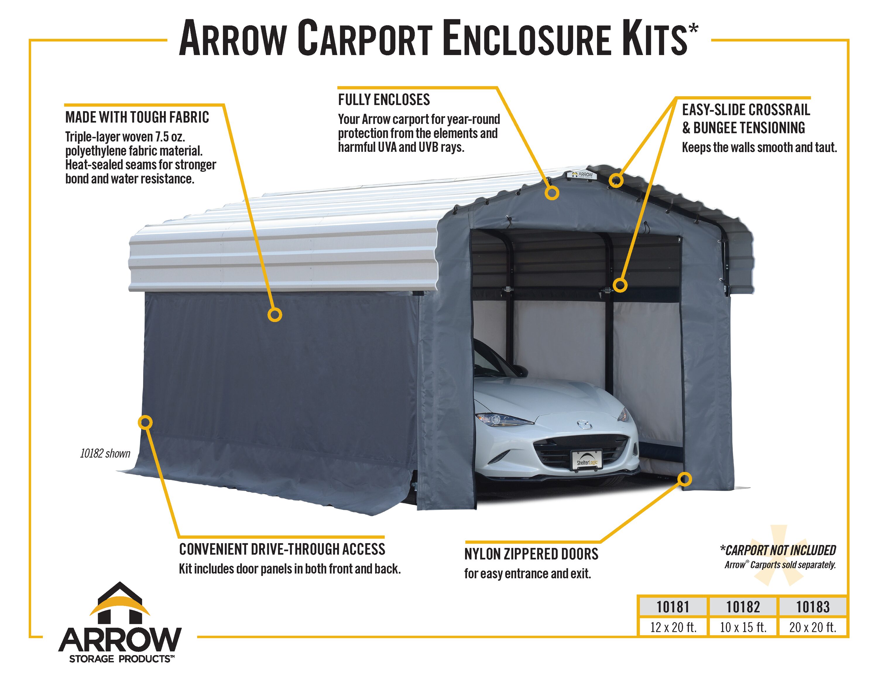 Arrow 10183 Canopy-Parts-Acc - View #5