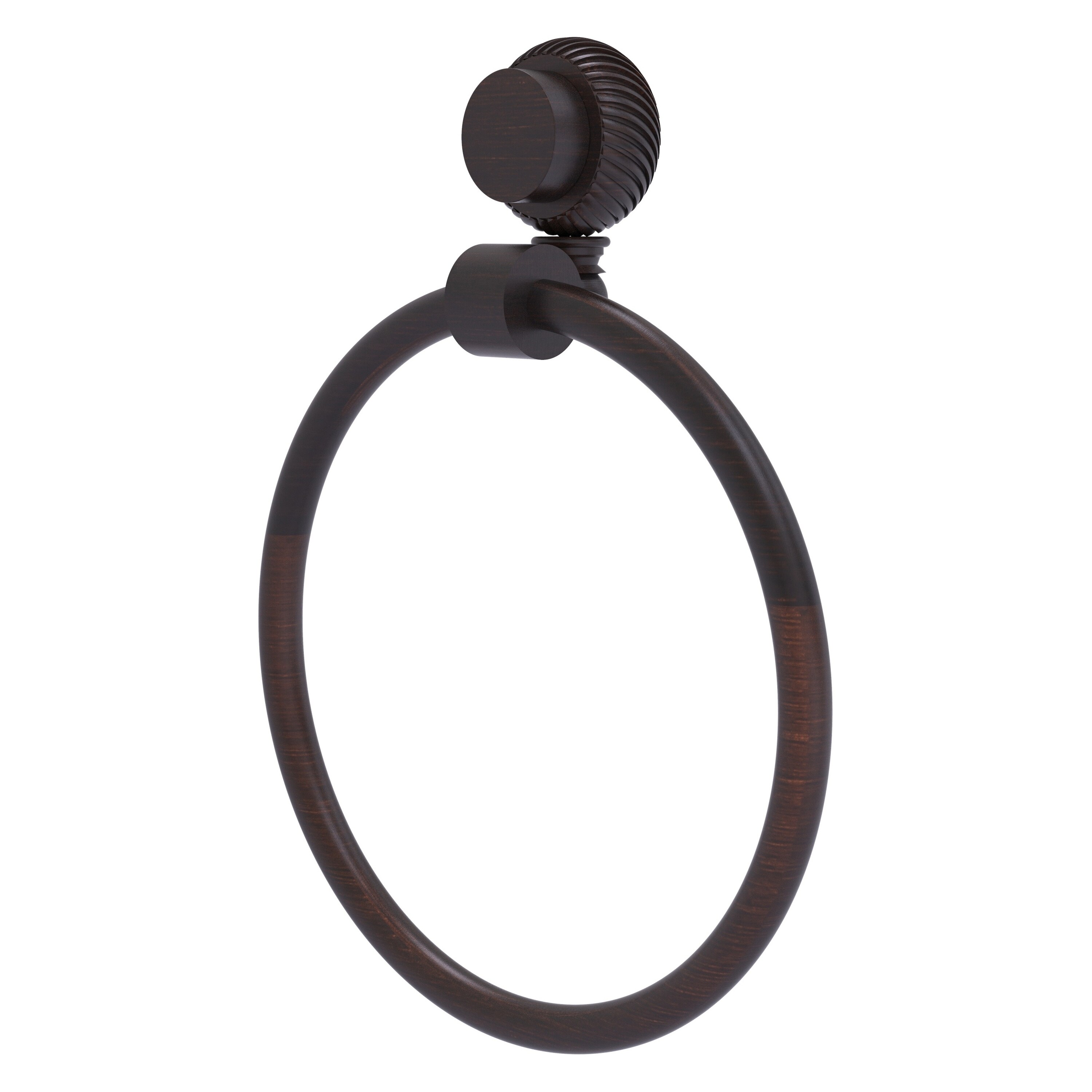 Allied Brass 416T-VB Venus Venetian Bronze Wall mount Single Towel Ring