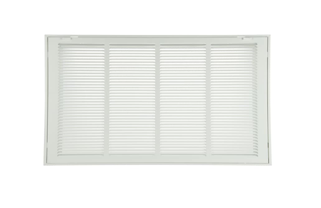 RELIABILT 7222414WH 24-Inches x 14-Inches Steel White Sidewall/Ceiling Return air filter grille