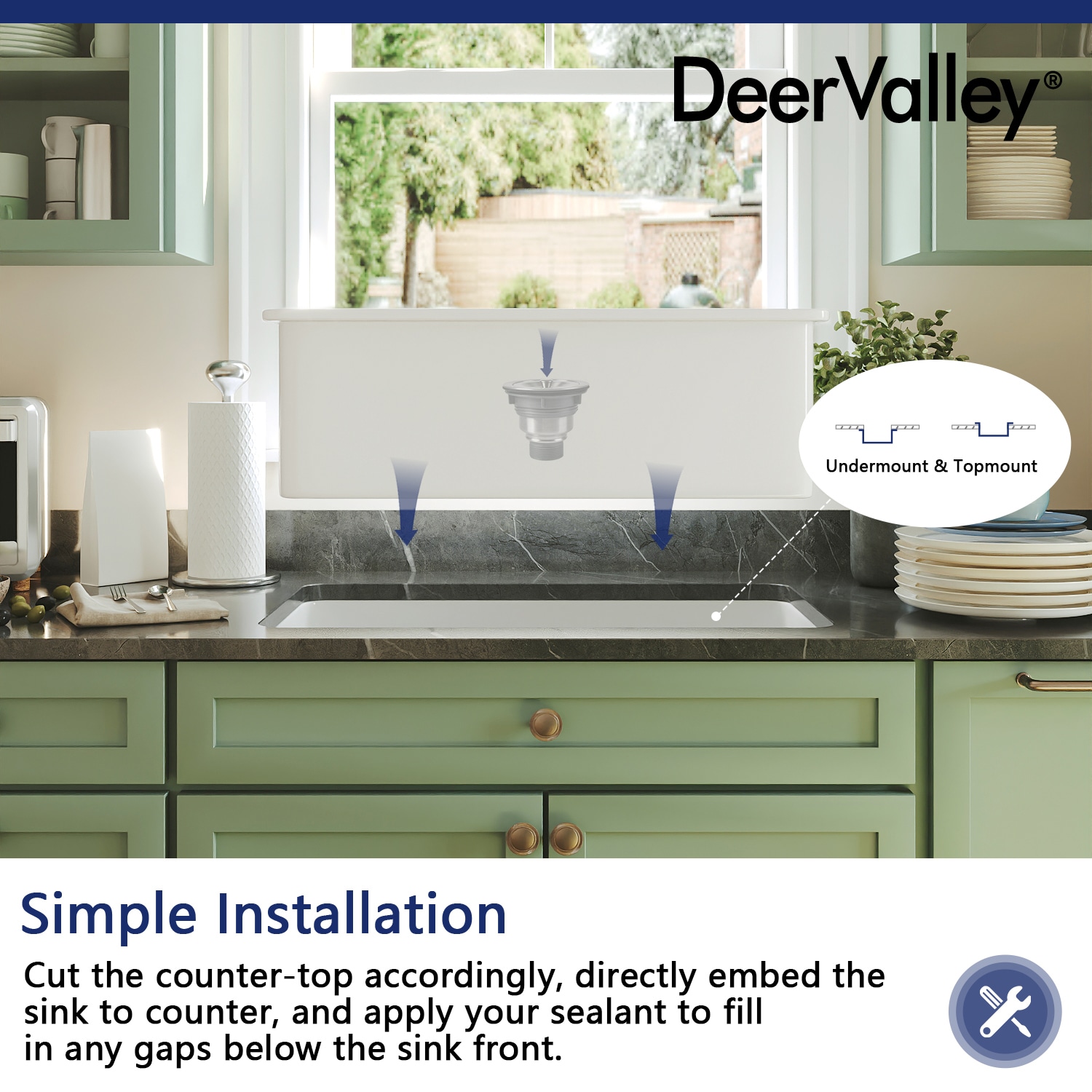 DeerValley DV-1K513 Kitchen-Sinks - View #7