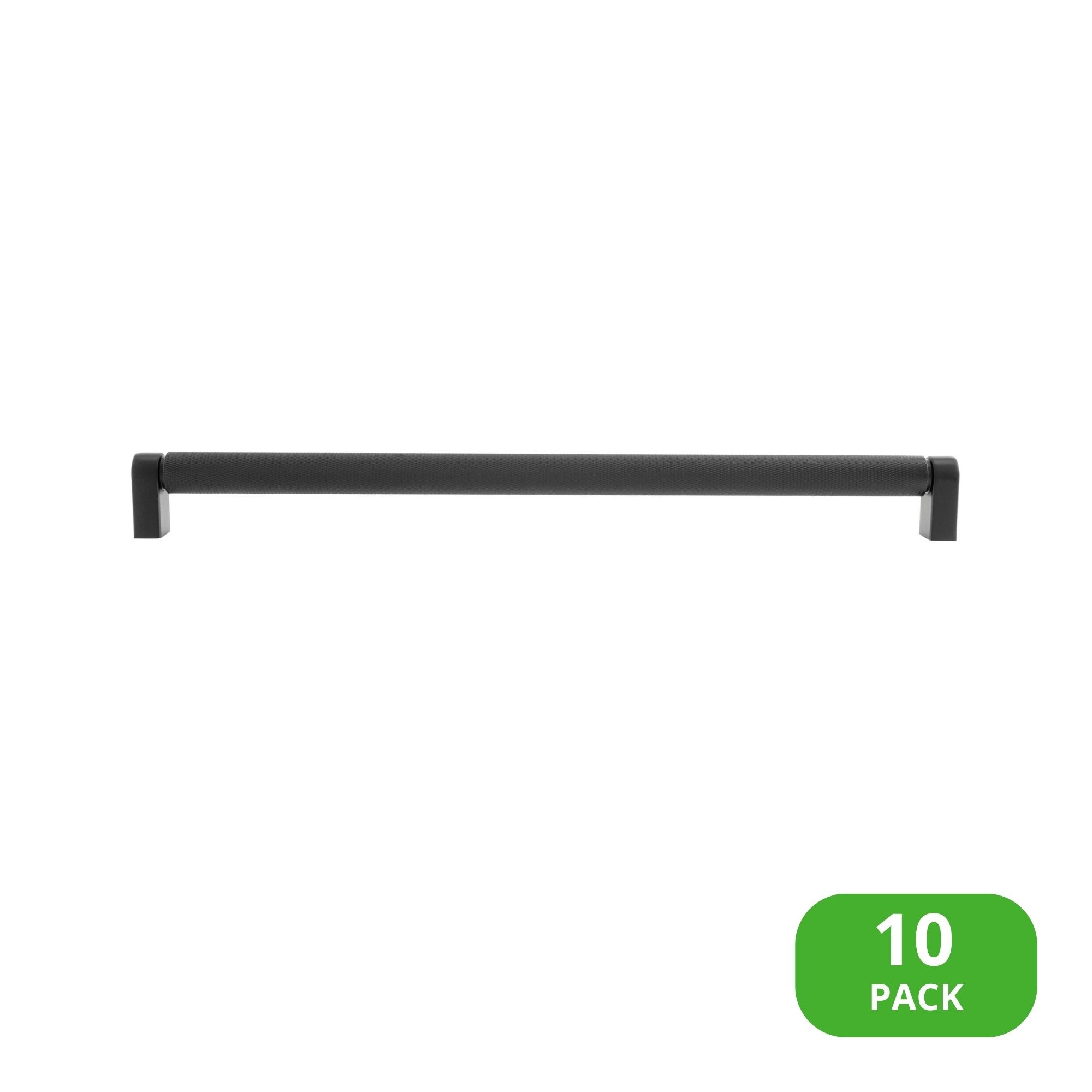 Sumner Street Home Hardware Kent 12-in (305Mm) Center to Center Matte Black Cylindrical Bar Drawer Pulls (10-Pack) RL005026VP Sansujyuku sansujyuku.com