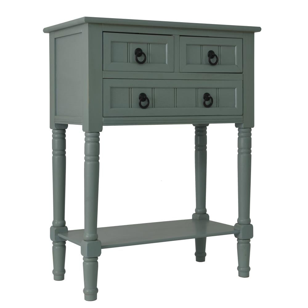 decor therapy antique 3 drawer console