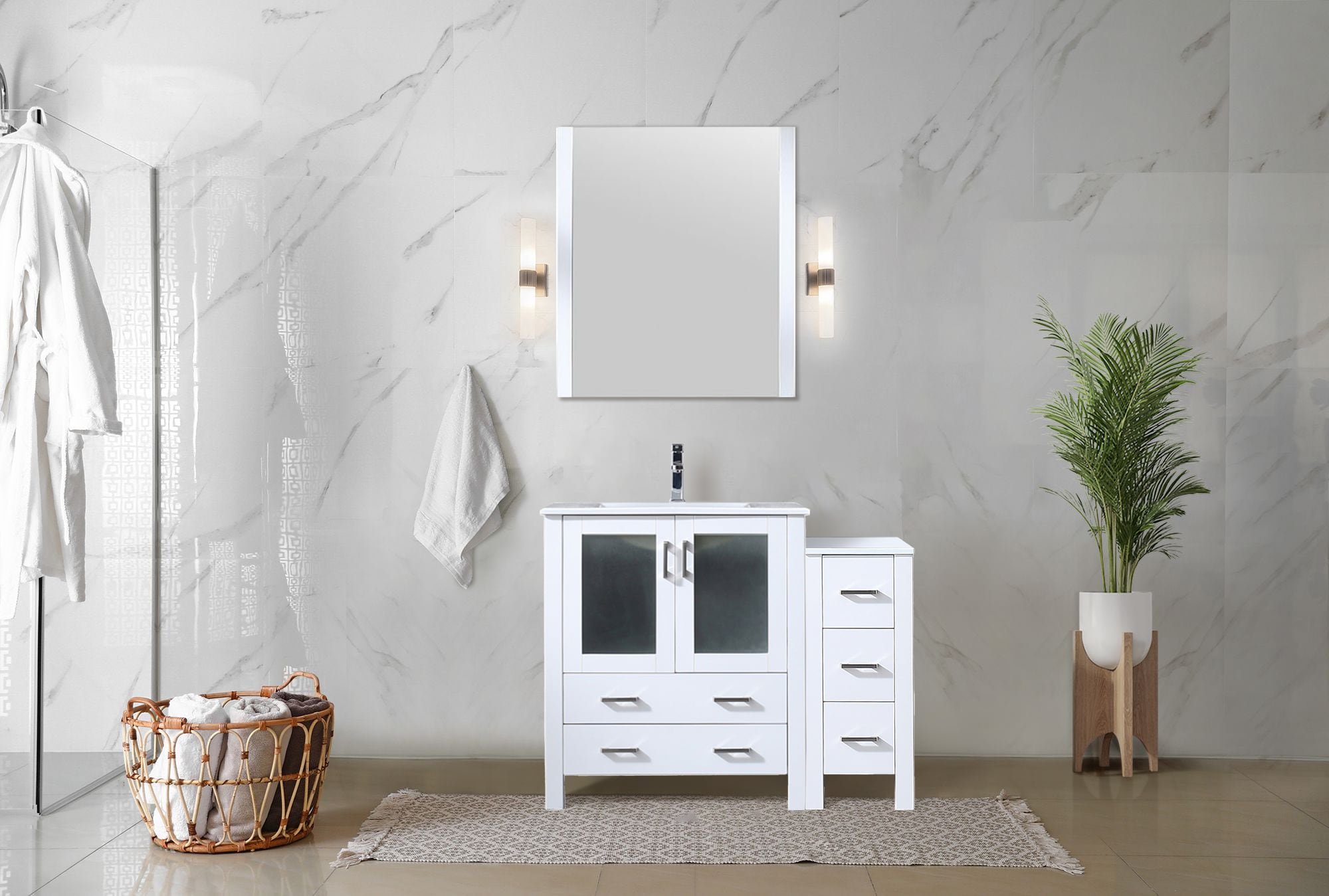 Lexora LV341842SAESM28 Bath-Vanity-Combo - View #3