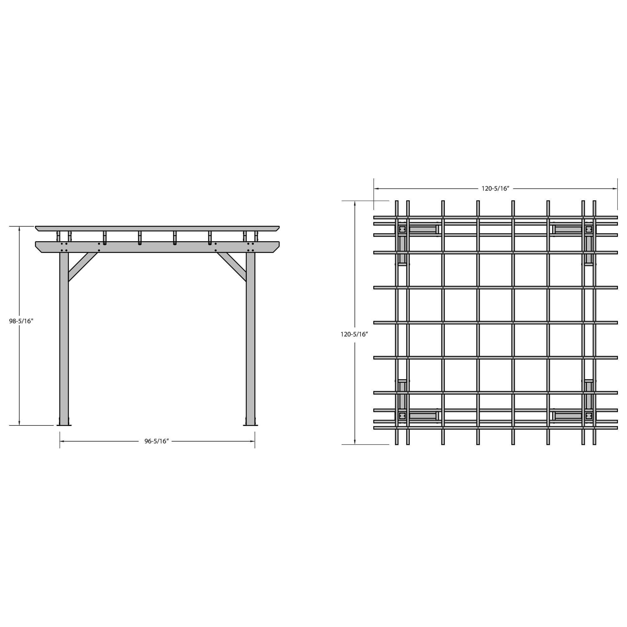 highwood AD-PGLA1010-CGE Pergolas-2 - View #9