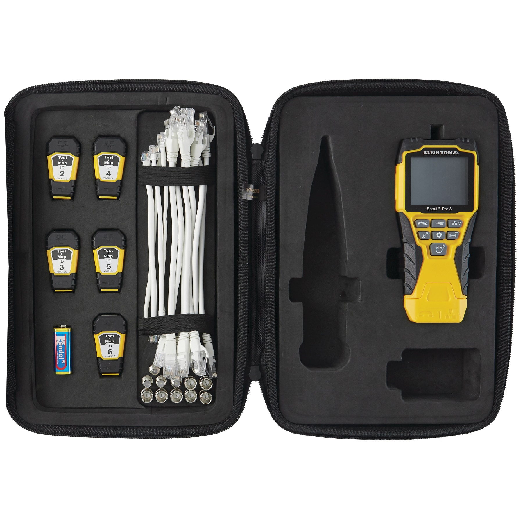 Klein Tools Scout Pro Cable Tester Lcd Display Specialty Meter VDV501853 Sansujyuku sansujyuku.com