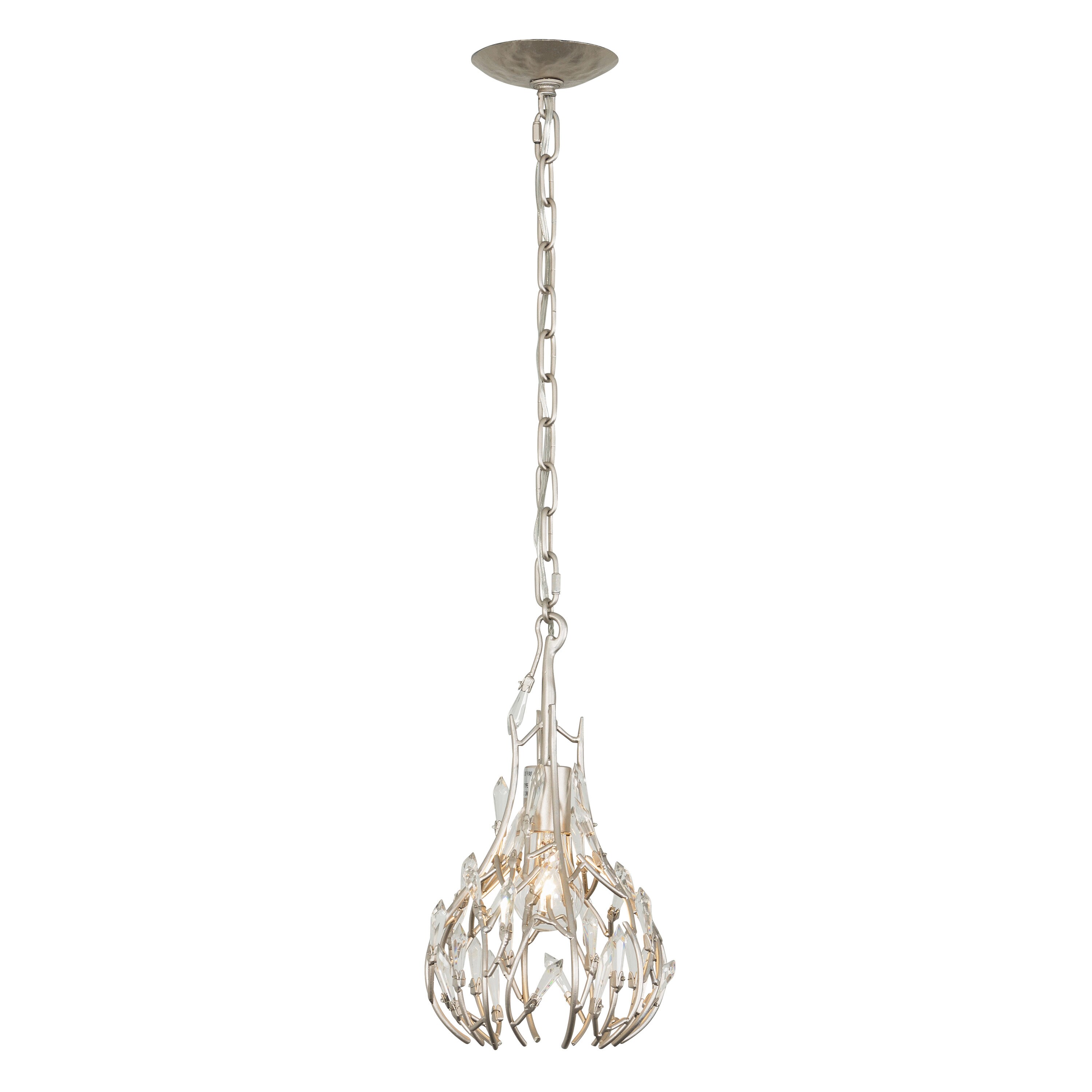 Varaluz 271M01GD Bask 1 -Light Gold Dust Transitional Geometric Hanging Pendant light