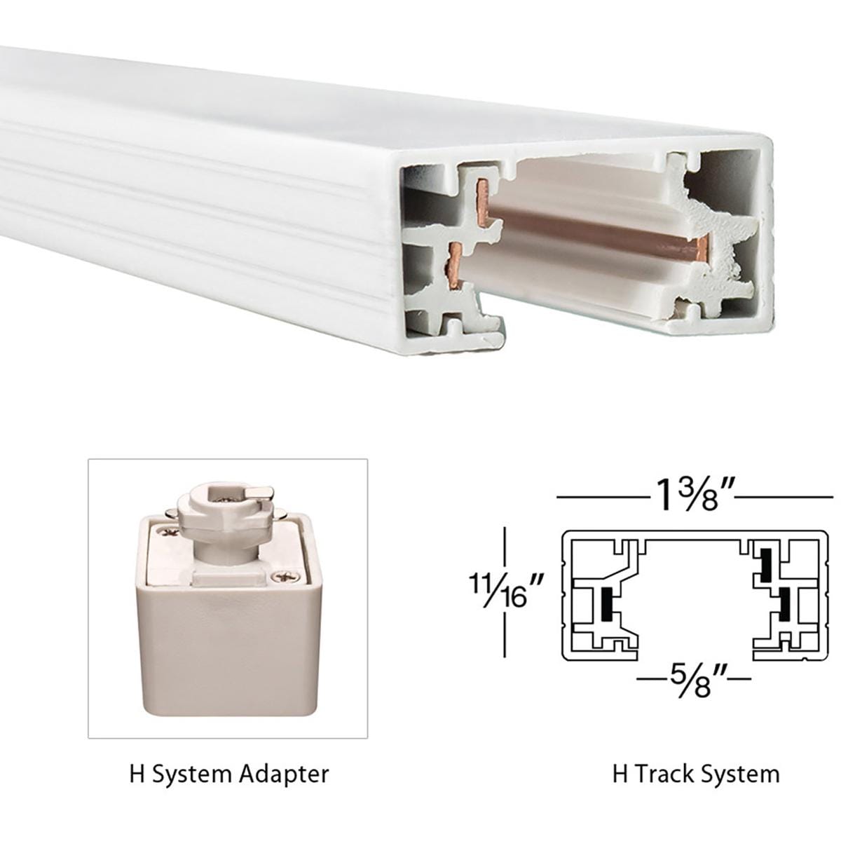 WAC Lighting 138038 Track-Lighting-Components - View #3