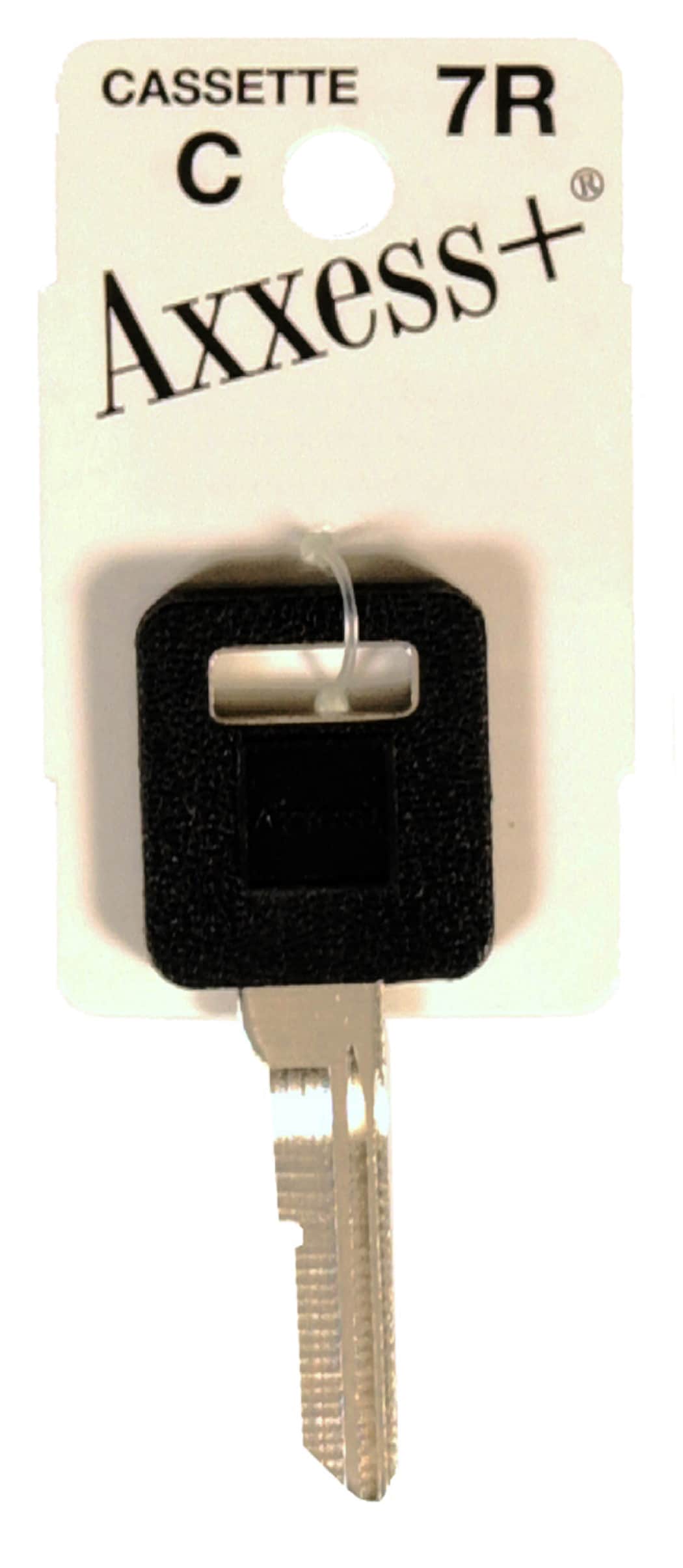 Hillman 440071 Silver/Black 7R Brass Automotive Key Blank