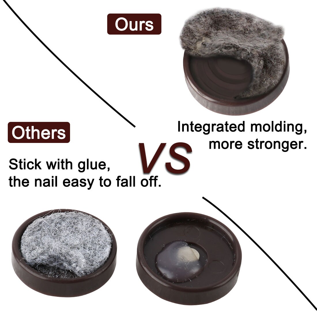 Unique Bargains S25072800UX9324 Felt-Pads - View #4