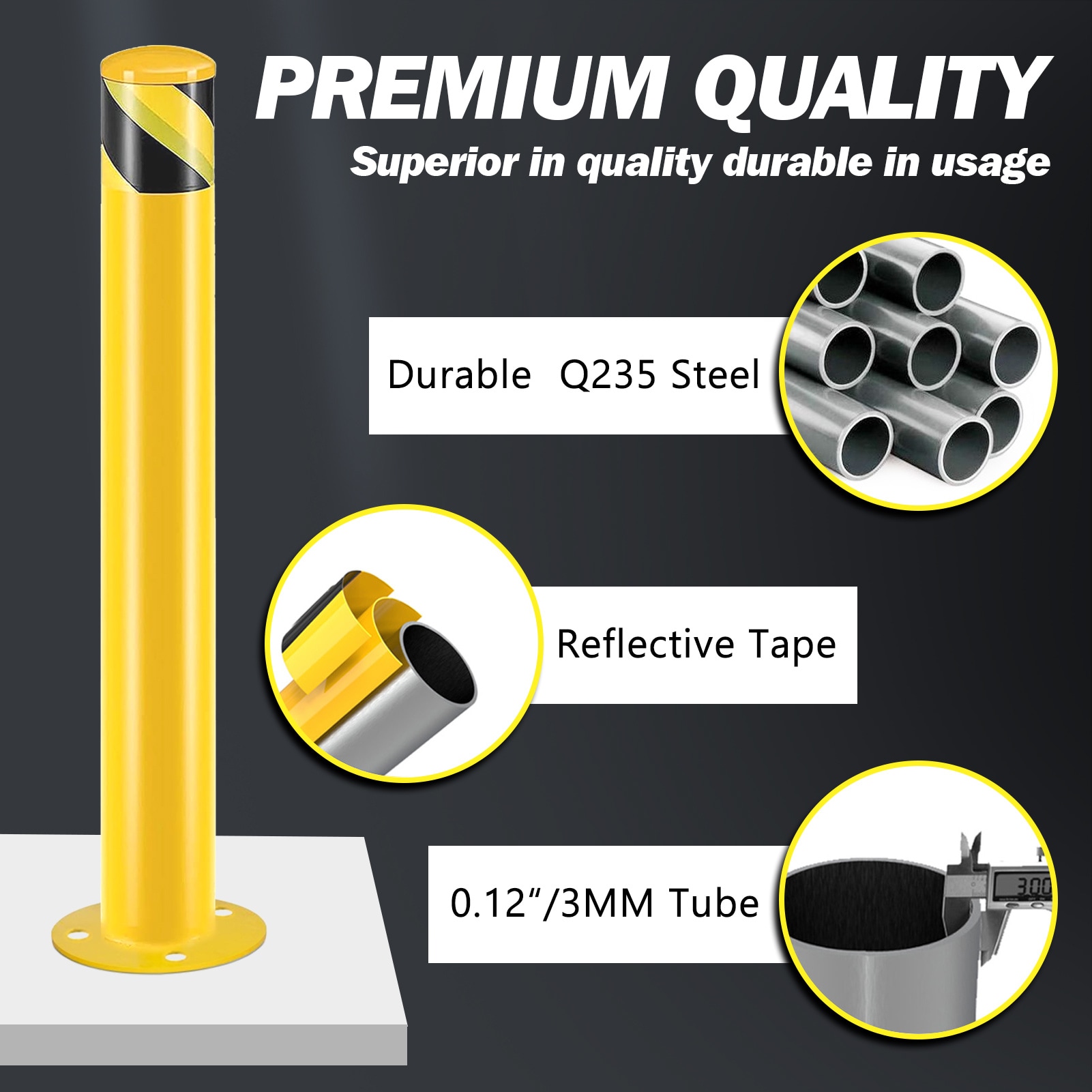 Kahomvis OL-QP242-07 Commercial-Bollards - View #4