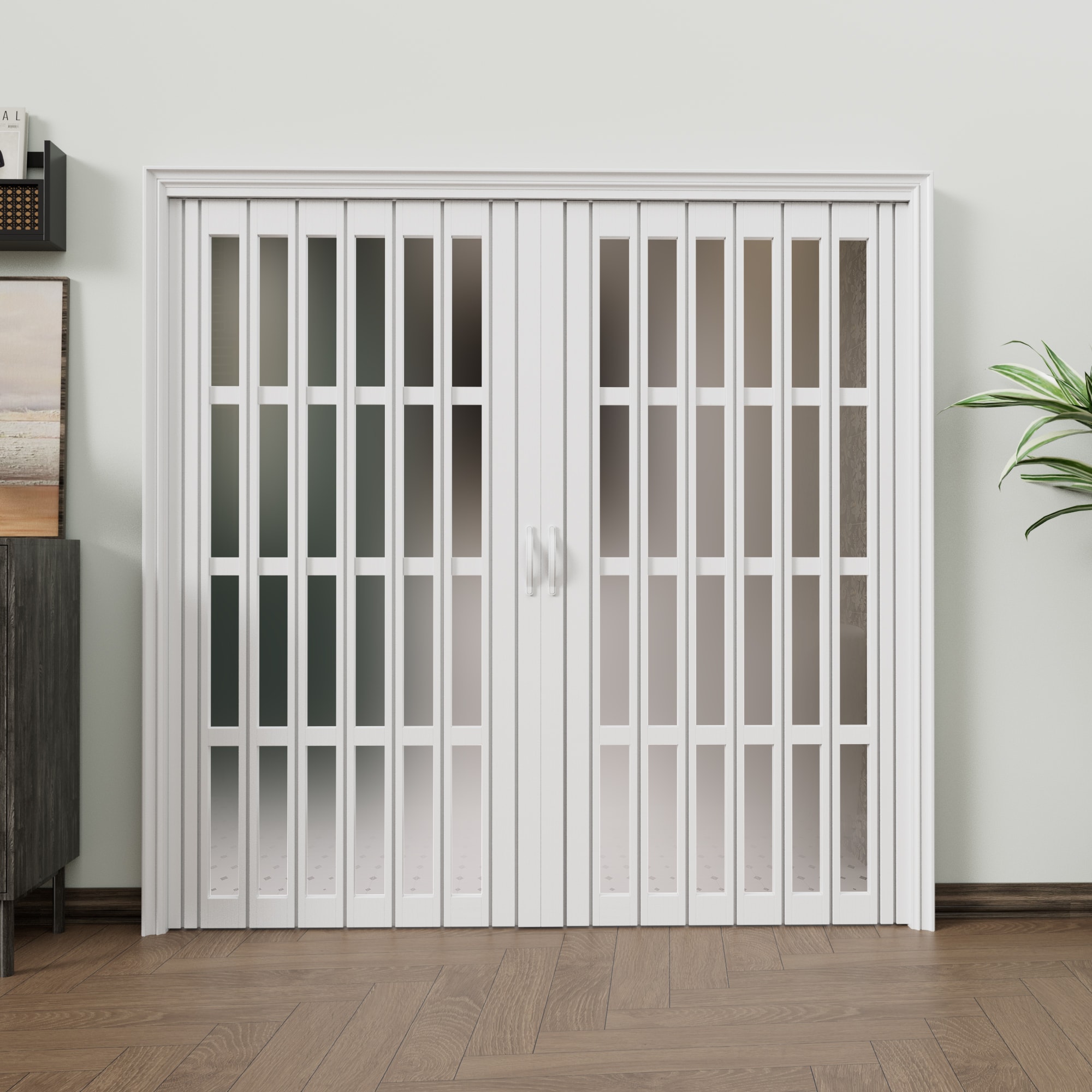 JUJUBON IN-ADFD007-4PJ-DUAL Accordion-Doors - View #2