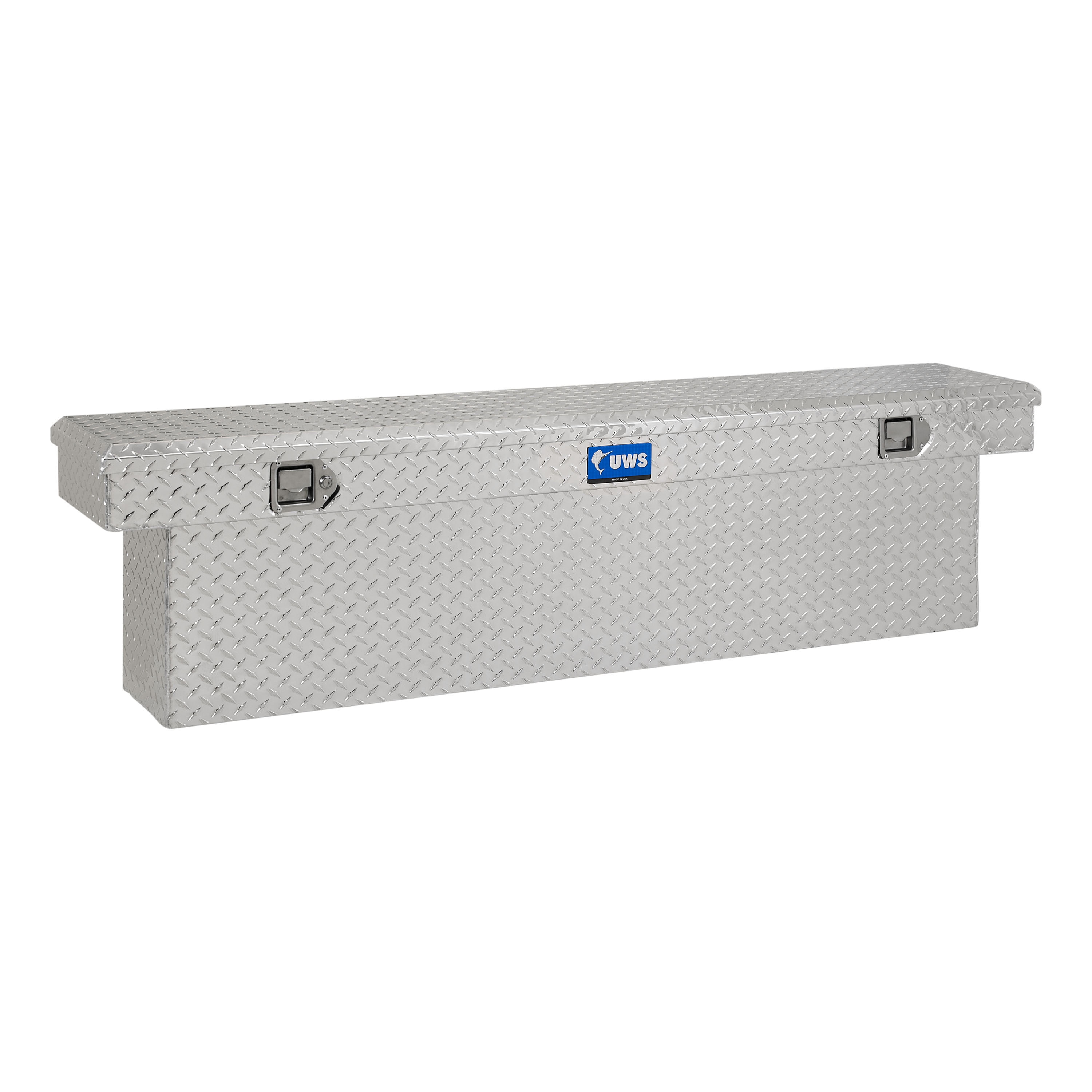 UWS EC10811 69.875-in x 12-in x 17.25-in Bright Aluminum Aluminum Crossover Truck Tool Box
