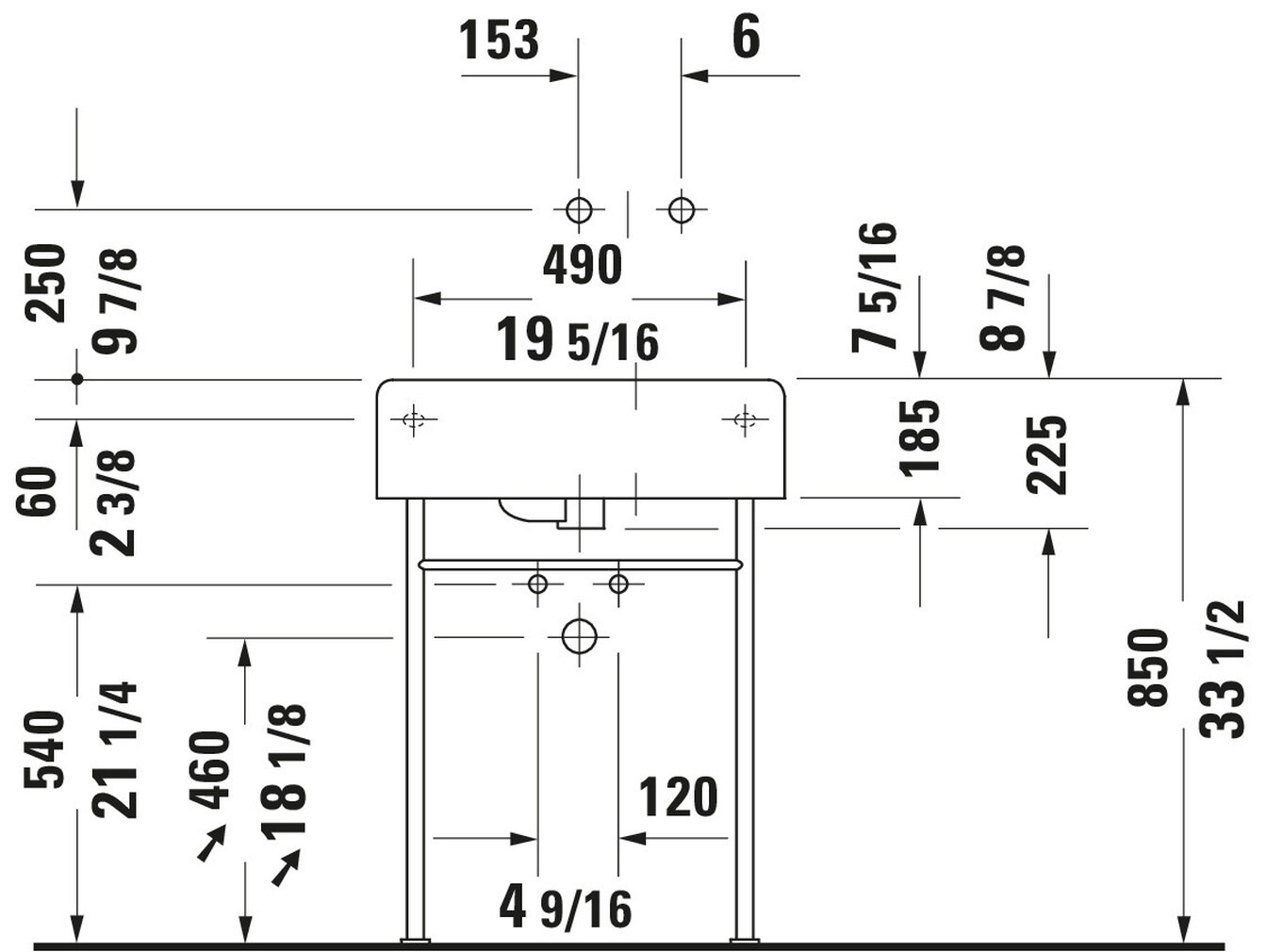 Duravit 0685600000 Bath-Sink - View #9