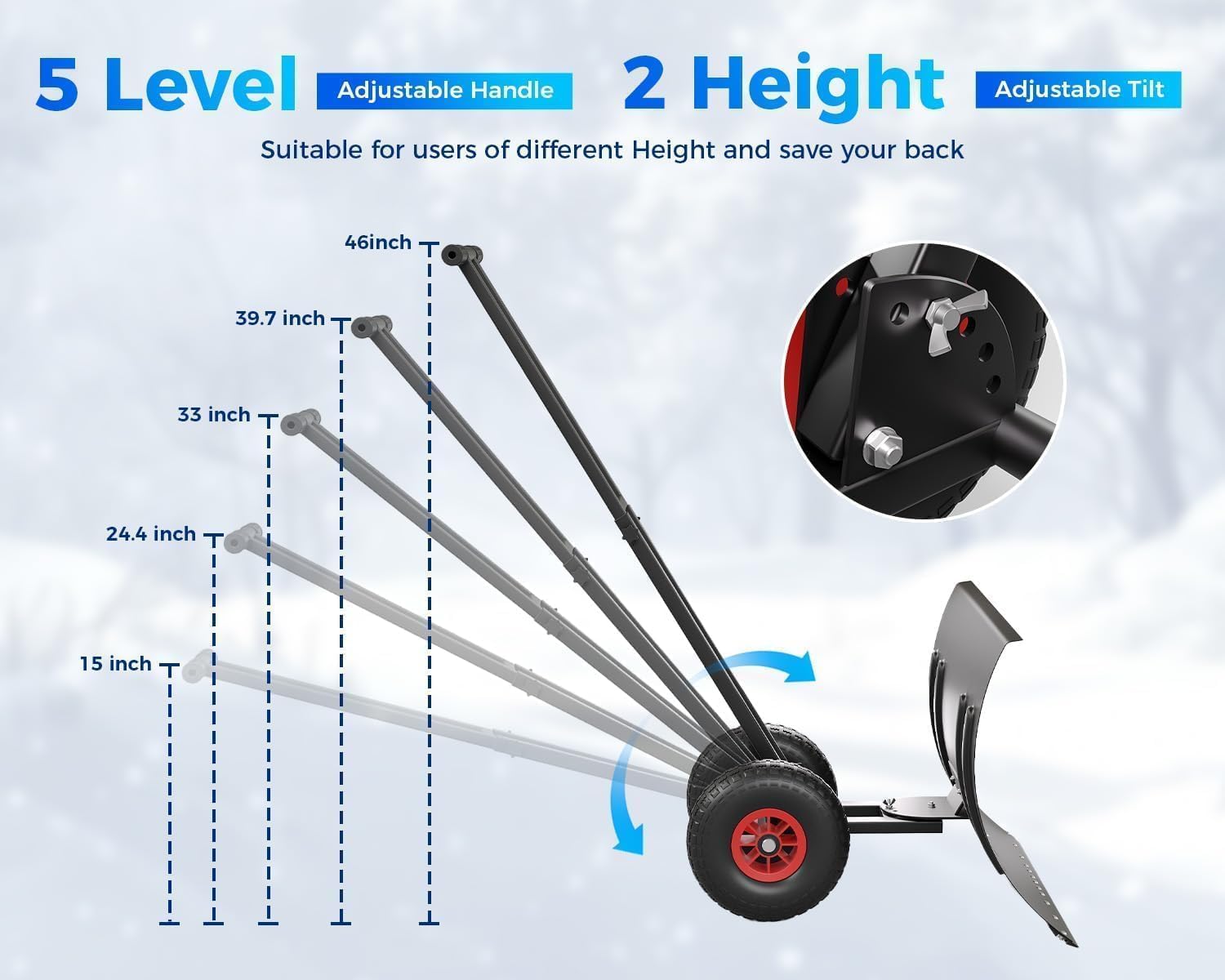 Garvee GWPPG-346AAX5G Snow-Shovels - View #4