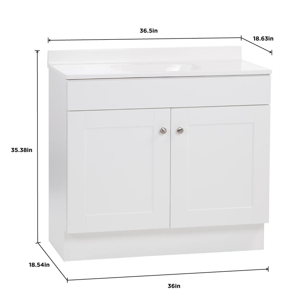 Project Source R38 VBCU3618 Bath-Vanity-Combo - View #16