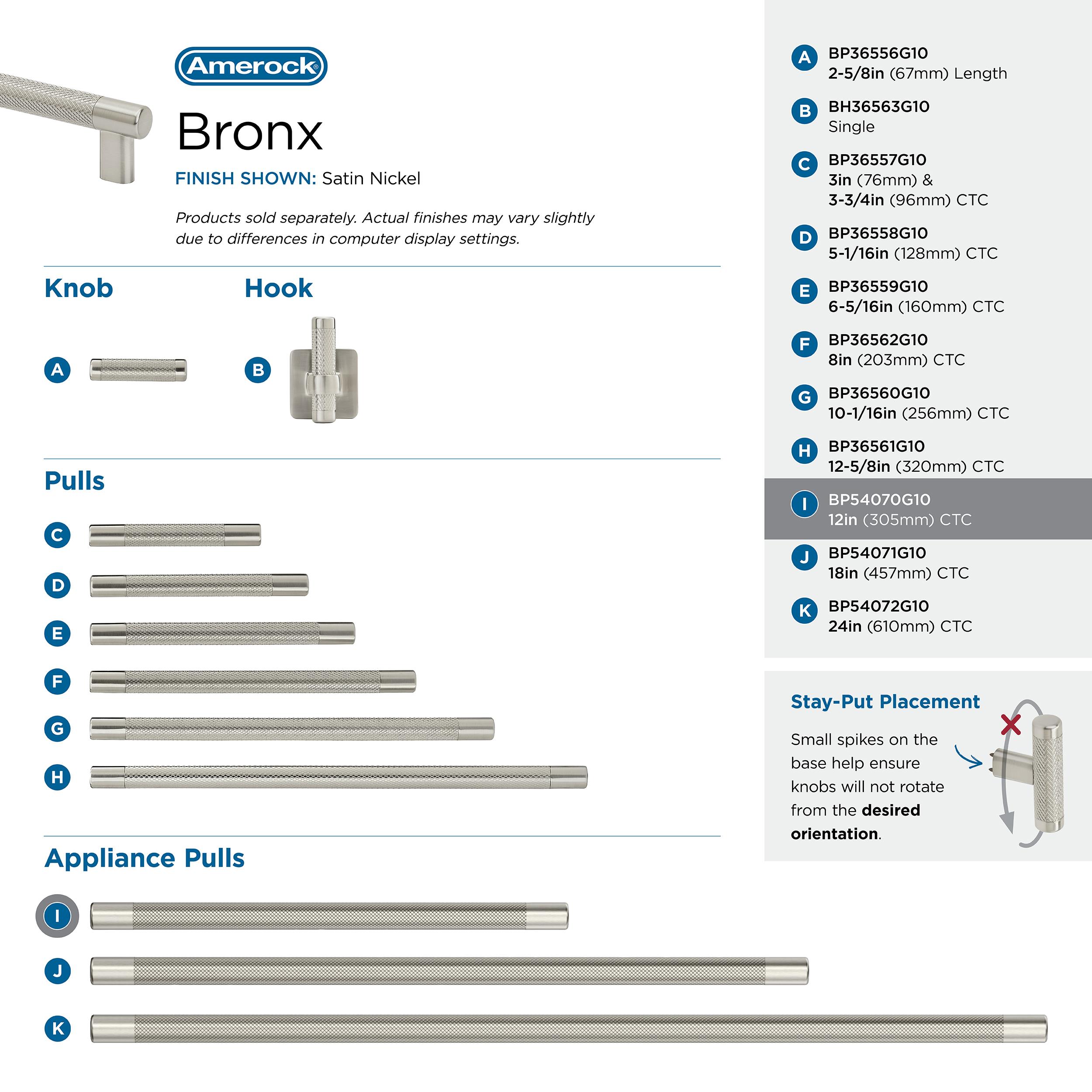Amerock BP54070G10 Cabinet-Pulls - View #6