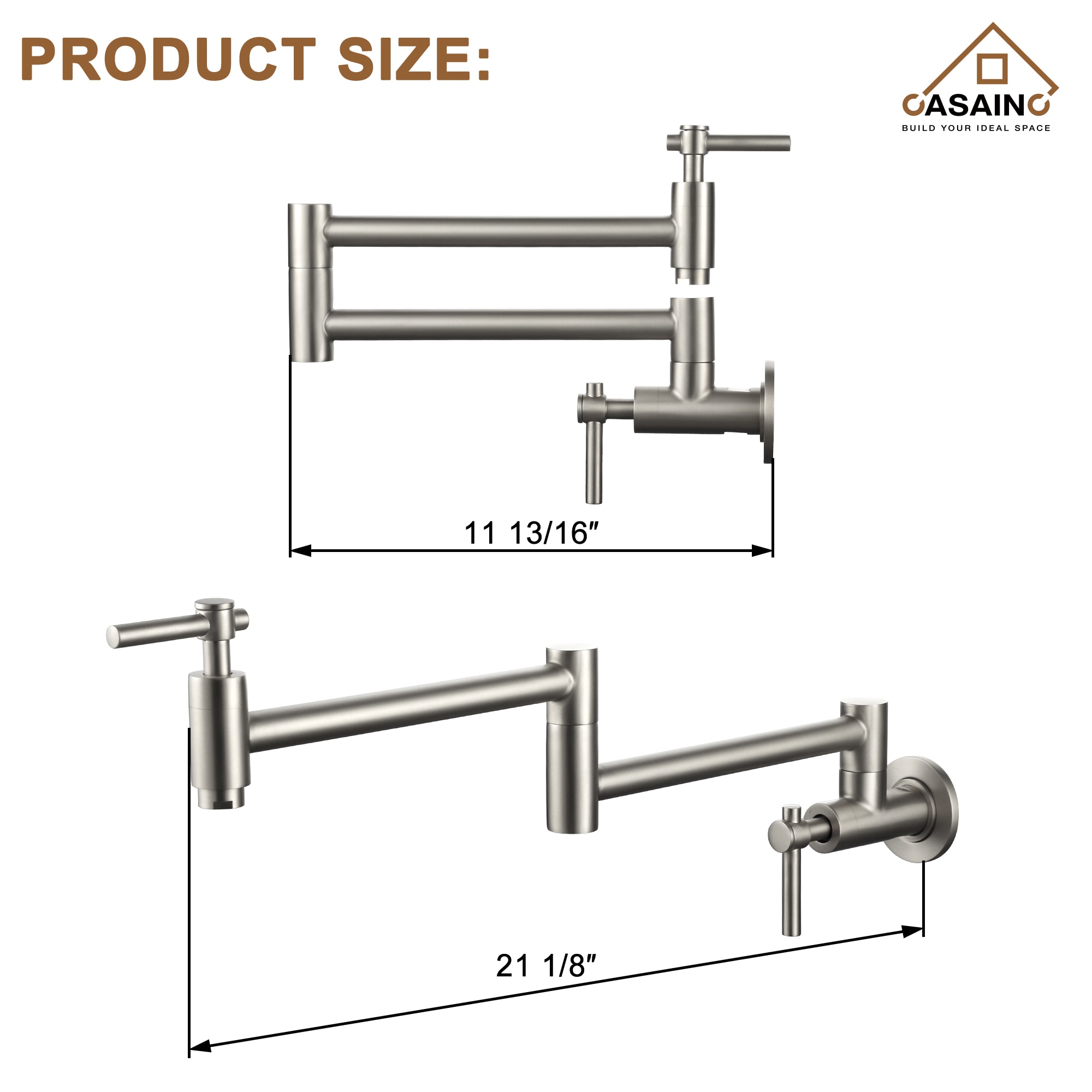 CASAINC CASA02GP25MB Kitchen-Faucets - View #8