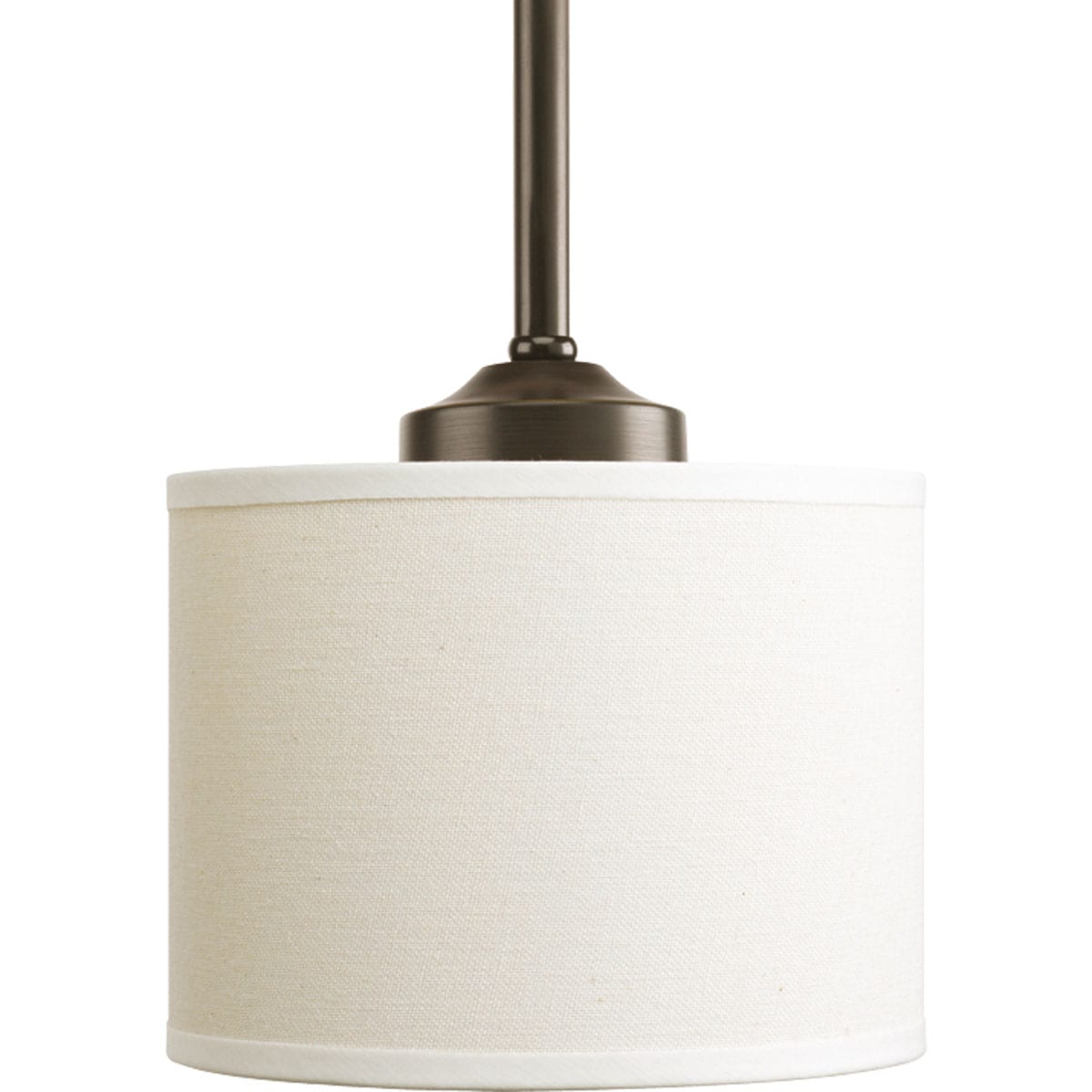 Progress Lighting P5065-20 Inspire Antique Bronze Transitional Tinted glass Drum Mini Hanging Pendant light