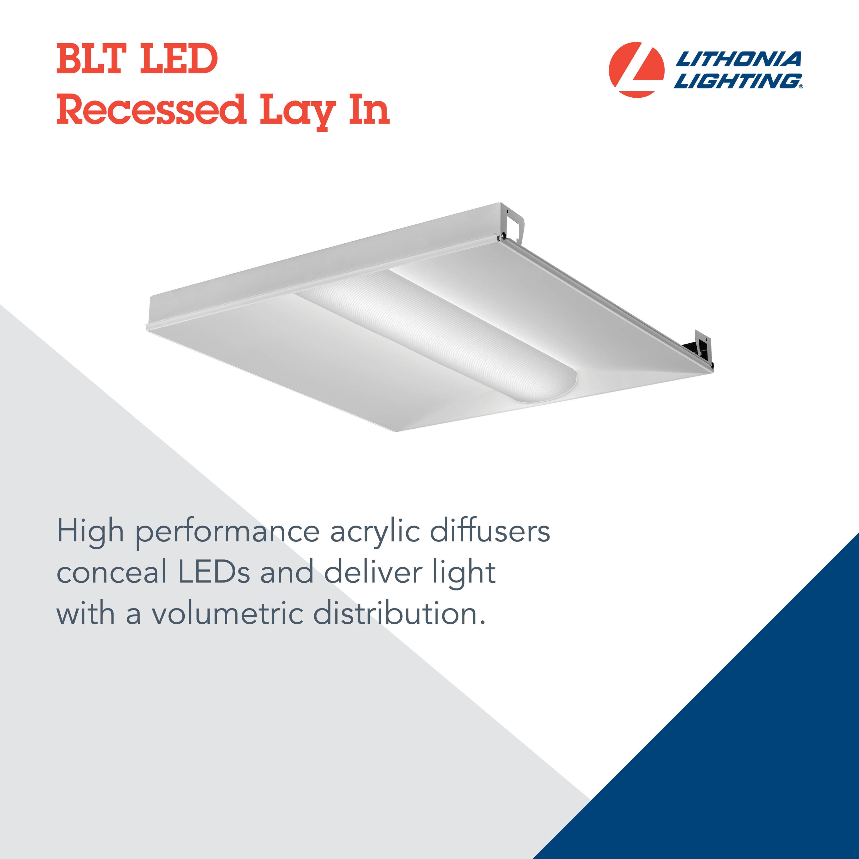 Matte White Recessed LED Ceiling Light with Acrylic Shade