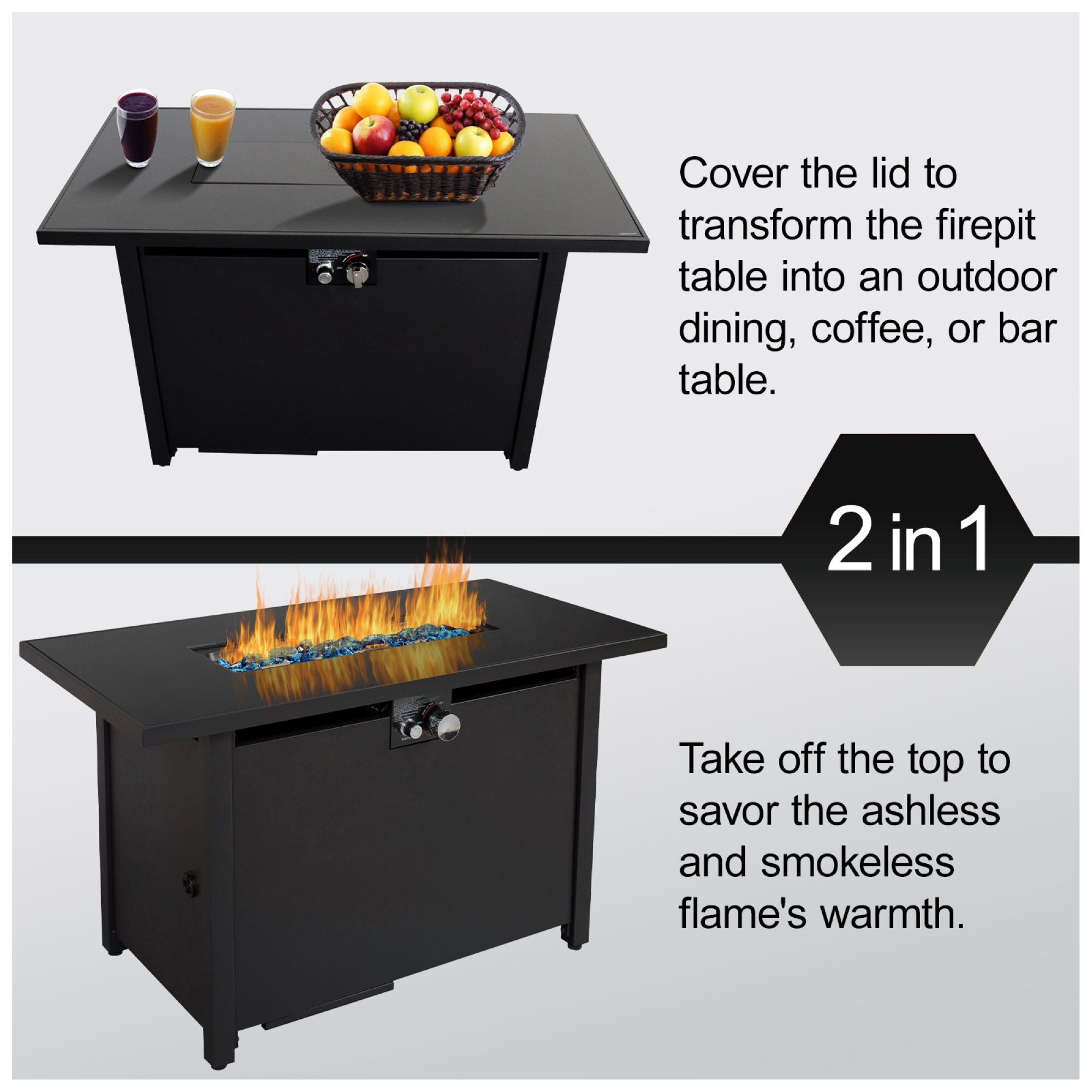 Damerin YW15KJ Outdoor-Gas-Fireplaces - View #6