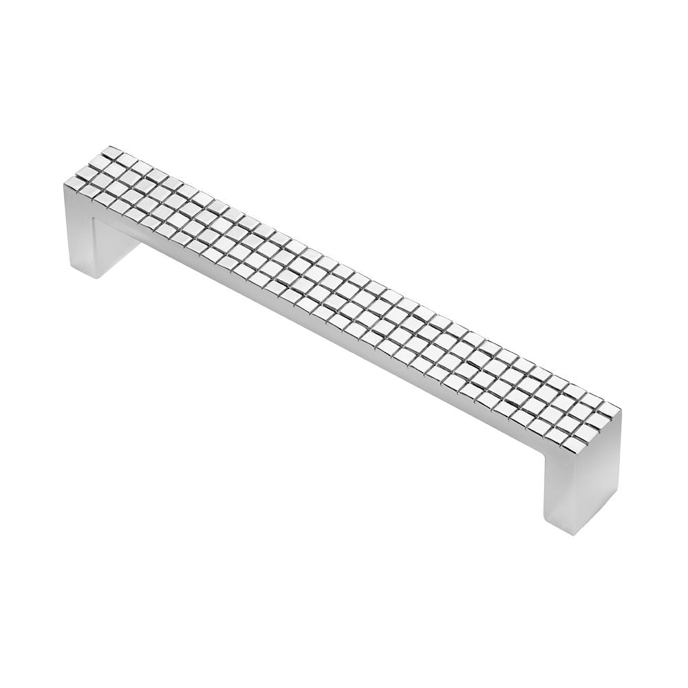 Wisdom Stone 4100128CH Trousdale 5-in , 128mm Center to Center Polished Chrome Rectangular Bar Drawer Pulls