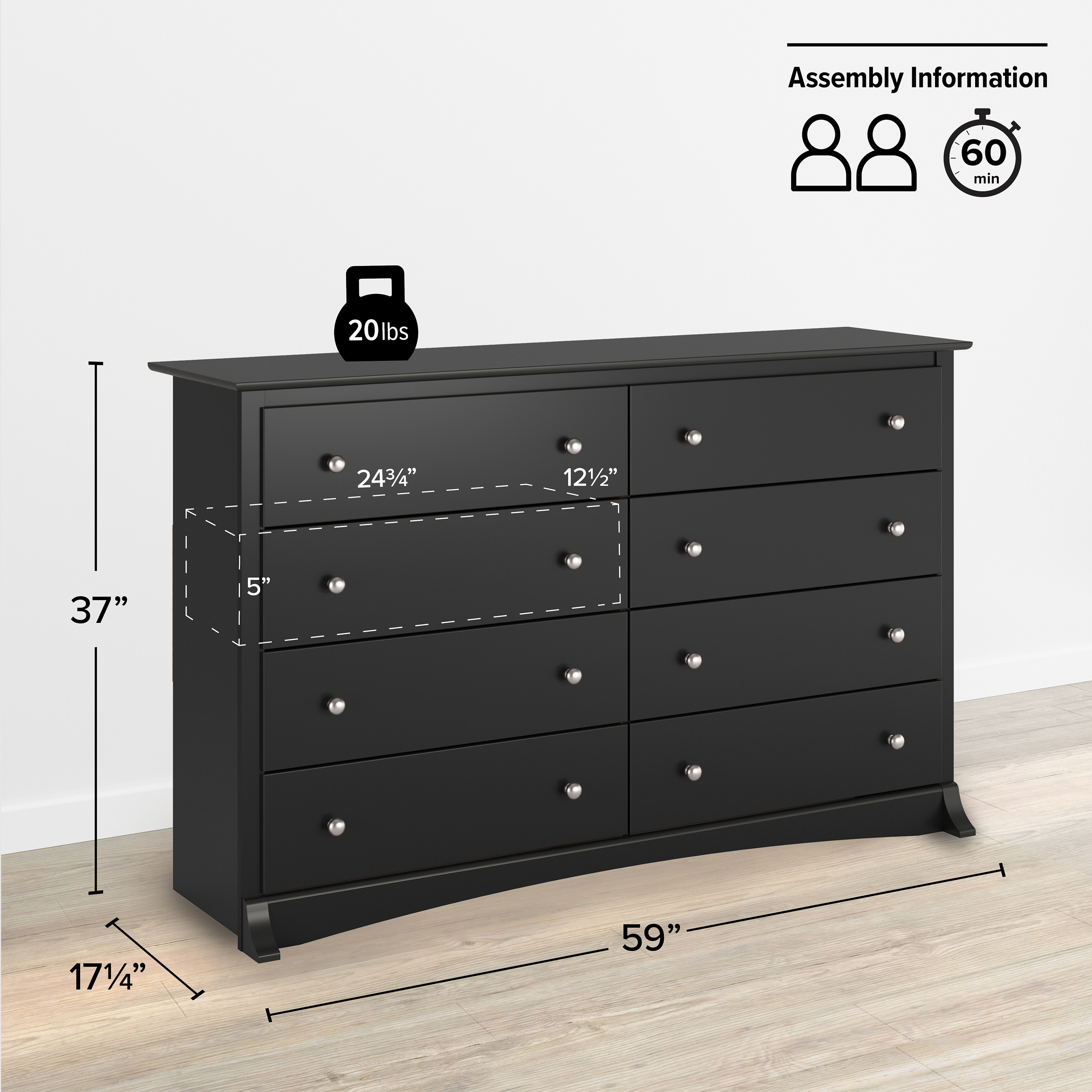 Prepac BDC-6338 dressers - View #2