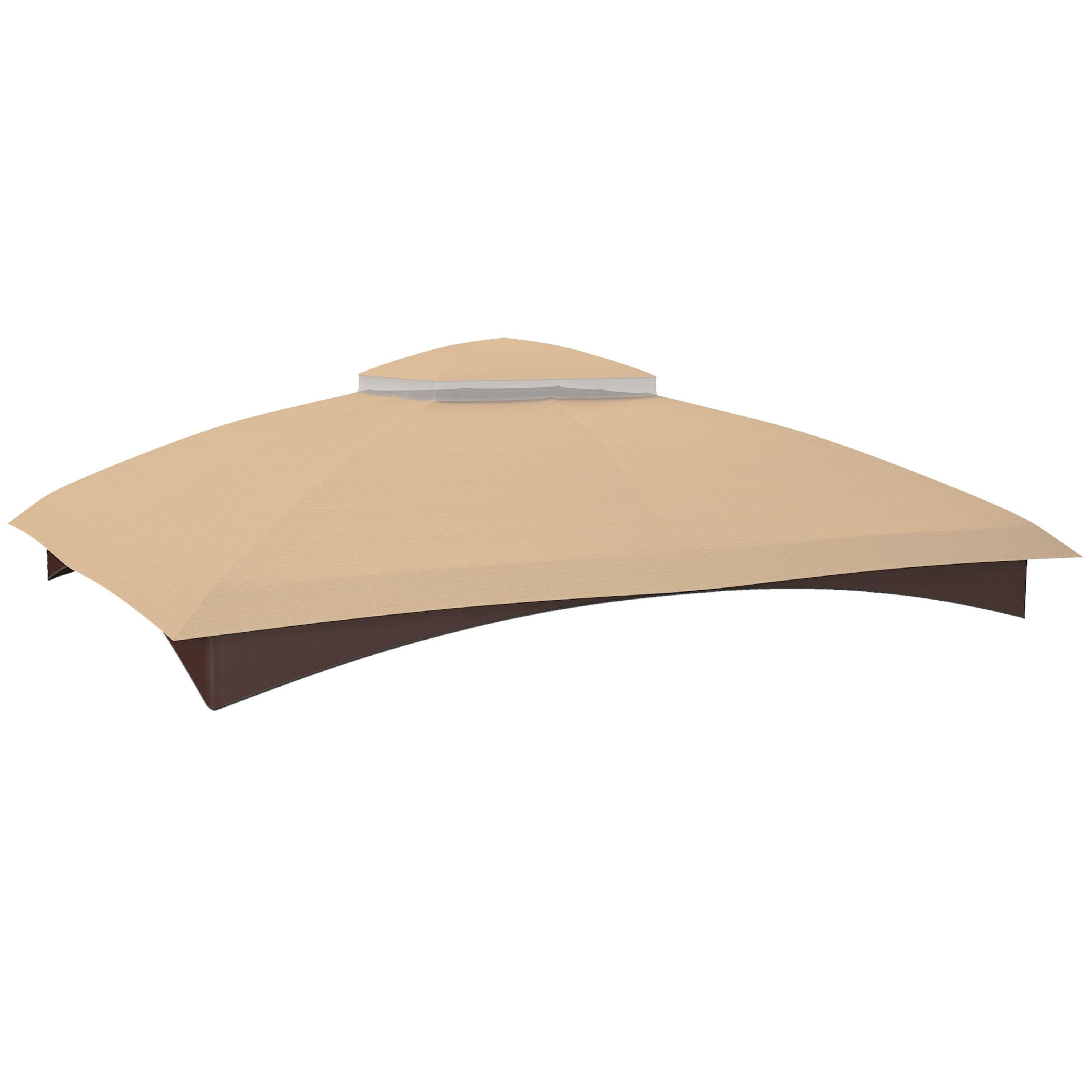 Bayfeve BFAOS-4273-CPA Gazebo Canopy Top Replacement Beige Canopy replacement top