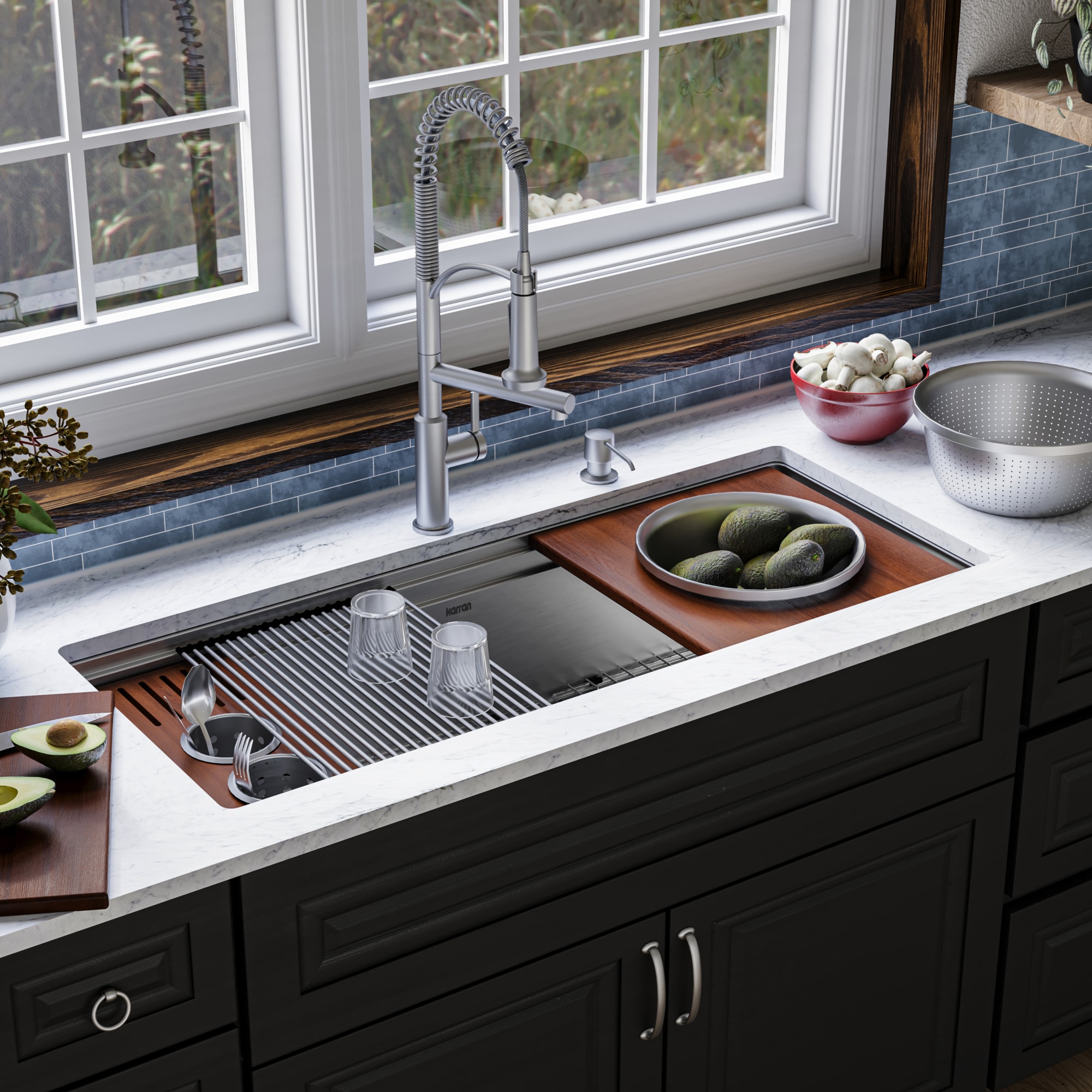Karran WS-90-PK1 Kitchen-Sinks - View #4
