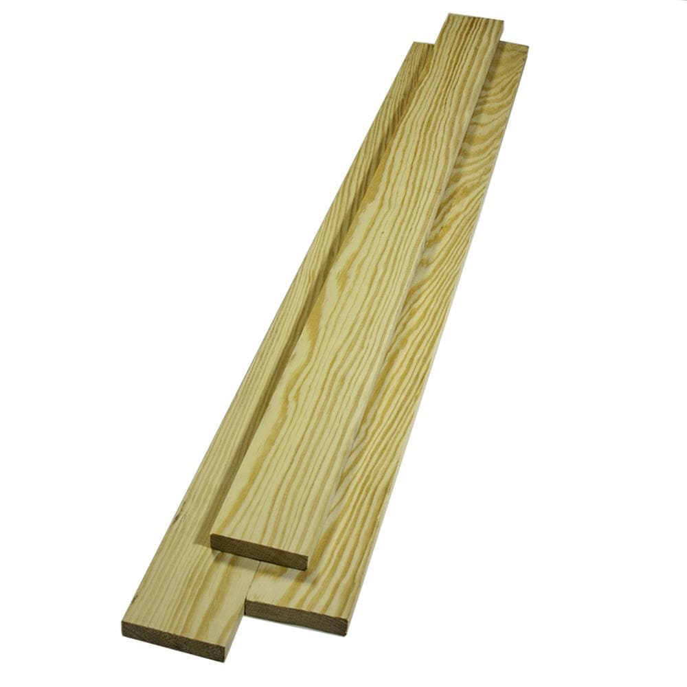 RELIABILT 11400 1-in x 4-in x 8-ft Southern Yellow Pine Board