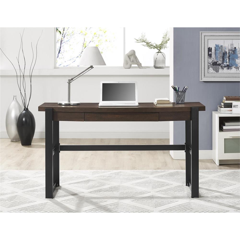 Ameriwood Home Merlot 54-in Brown Modern/Contemporary Computer Desk at ...