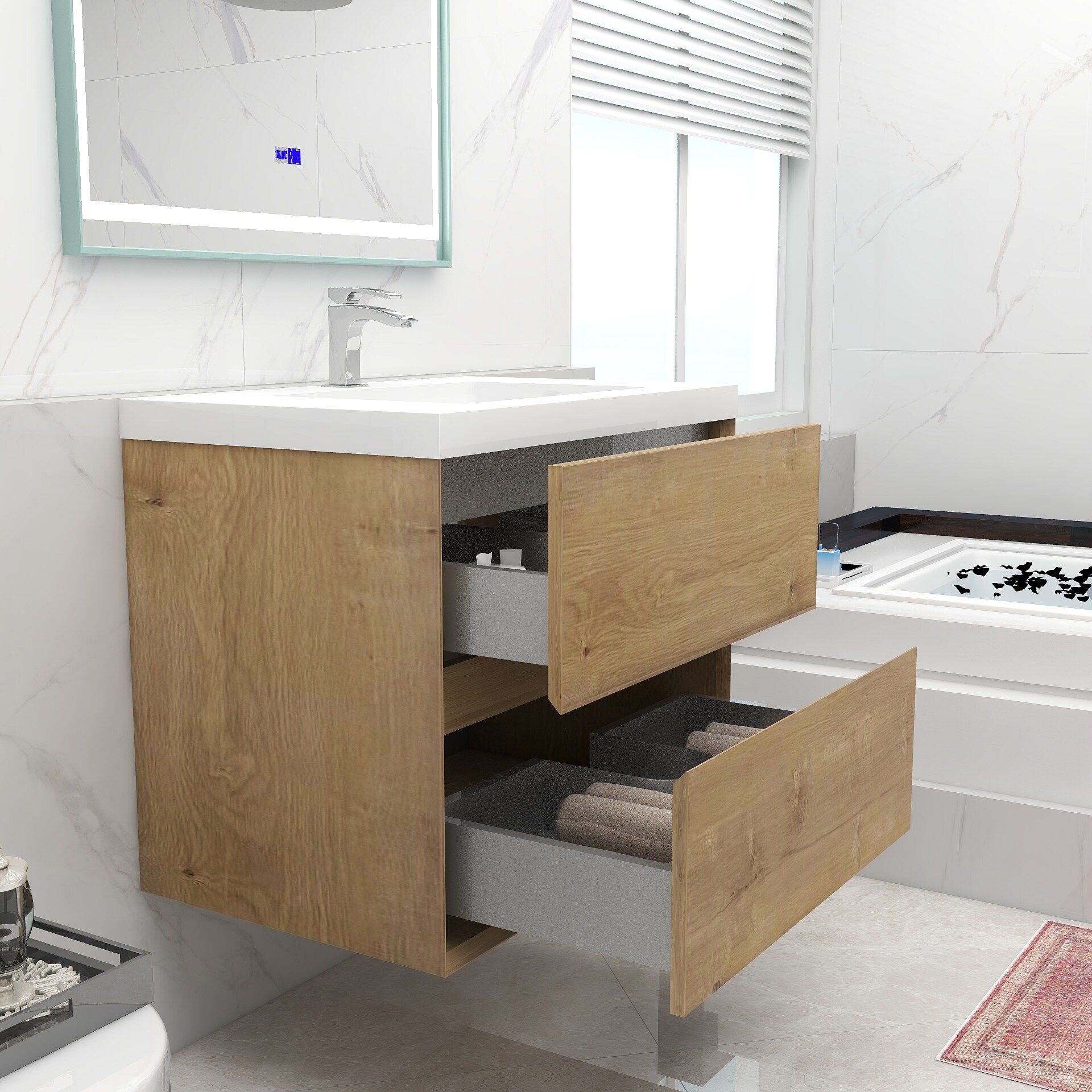 BV Better Vanity SLIM30-OAK Bath-Vanity-Combo - View #5