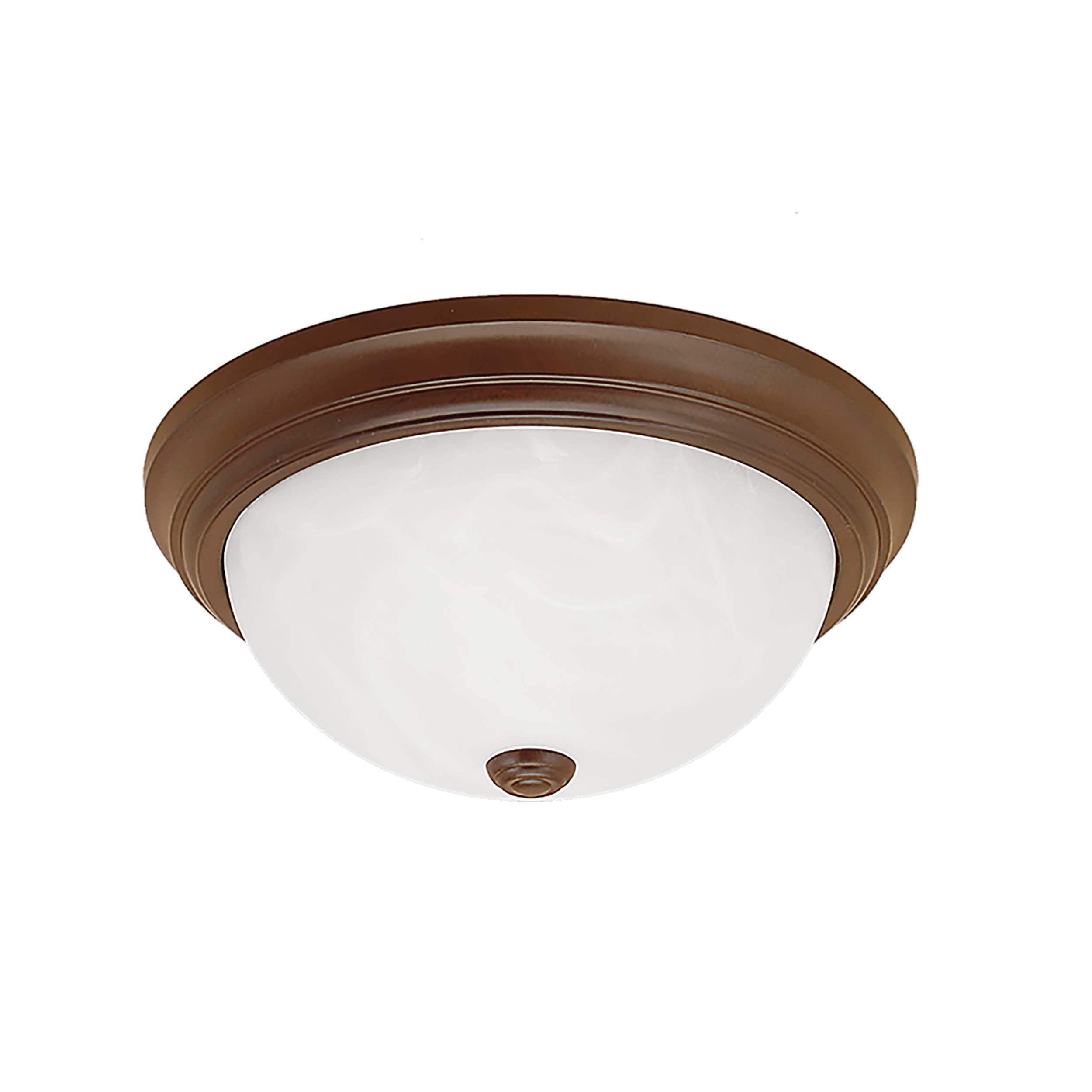 Millennium Lighting 565-BZ Flush Mount 3-Light 5.5-in Bronze Flush Mount Light