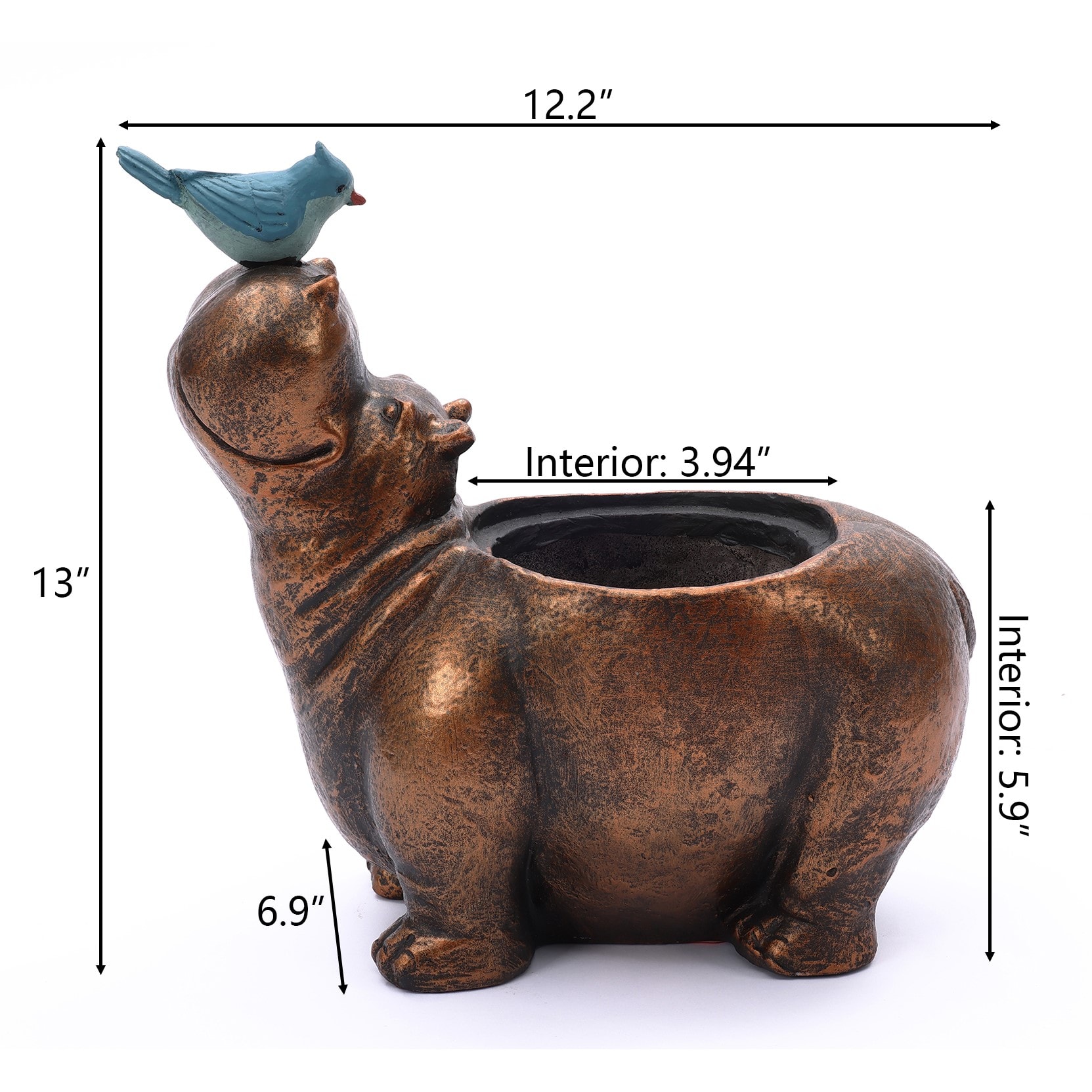 LuxenHome WHPL394 Planter-Window-Box - View #16