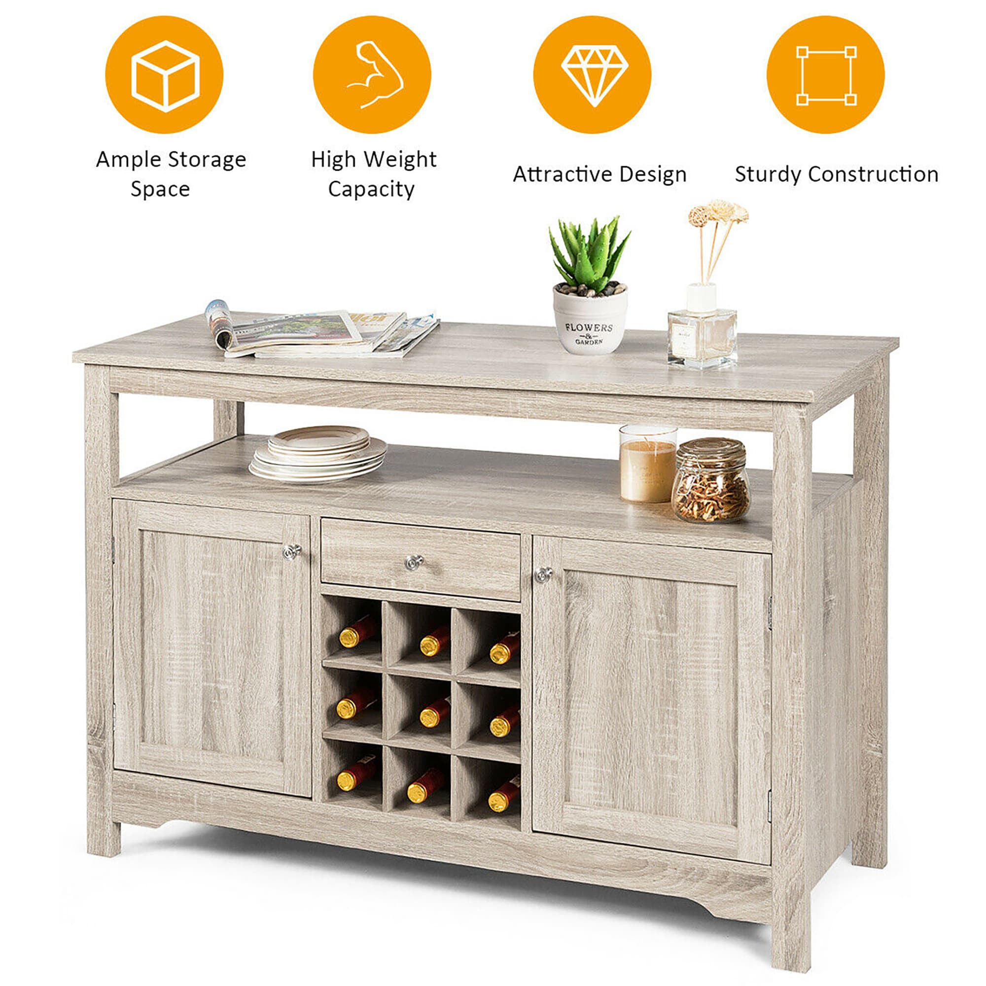 Costway SXL00119 Console-Sofa-Tables - View #6