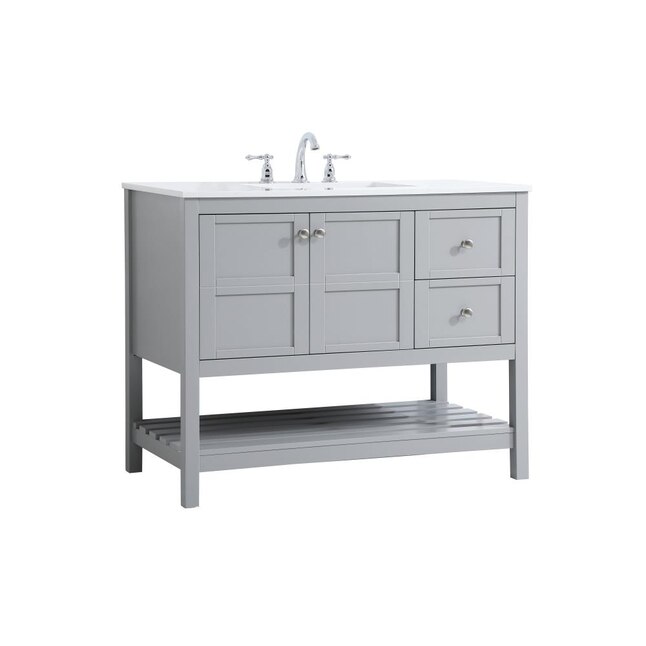 Elegant Decor First Impressions 42 In, 42 Inch Bathroom Vanity With Top Under 500