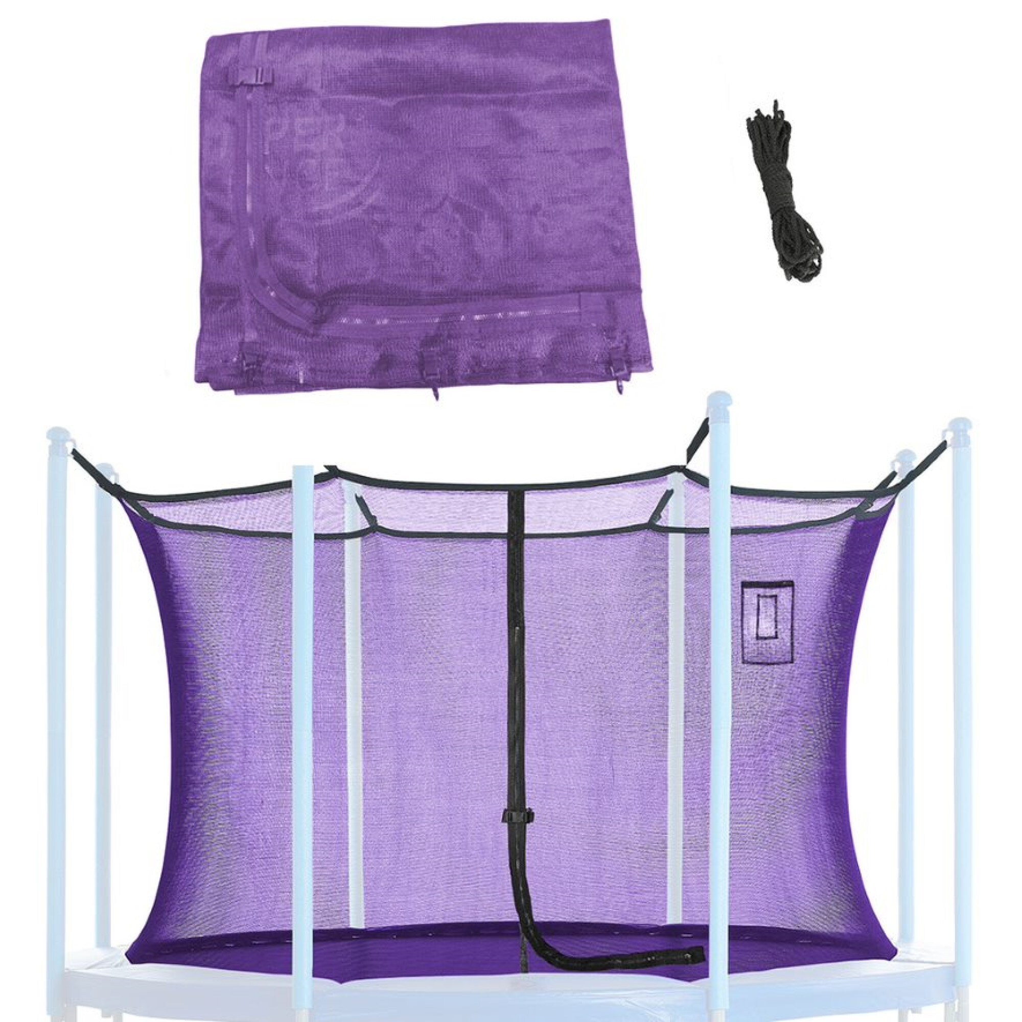 Upper Bounce UBNET-7-3-AST 7 ft. Trampoline Enclosure Safety Net Fits For 7  FT. 