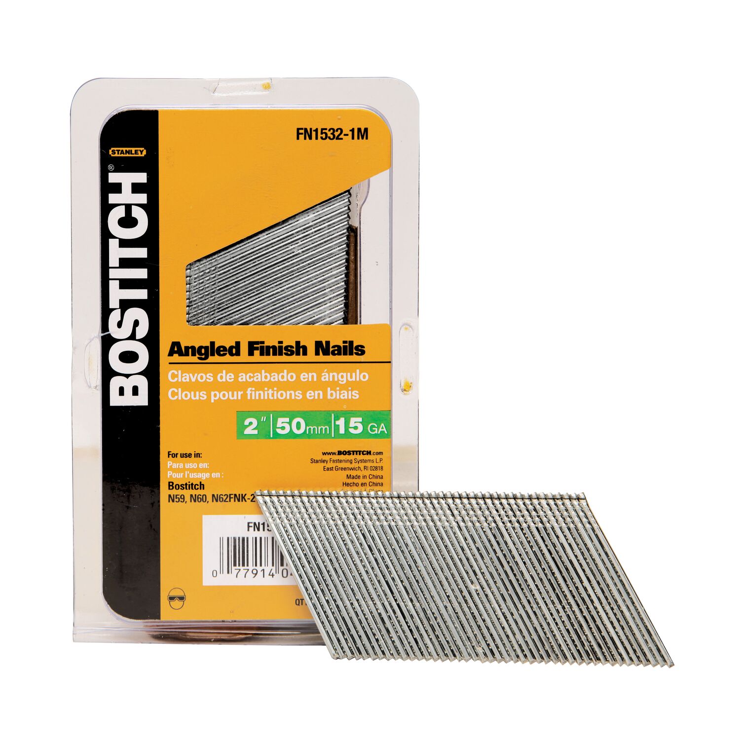 Bostitch 2-in 18-Gauge Straight Bright Collated Finish Nails (1000-Per Box)  in the Brads & Finish Nails department at Lowes.com