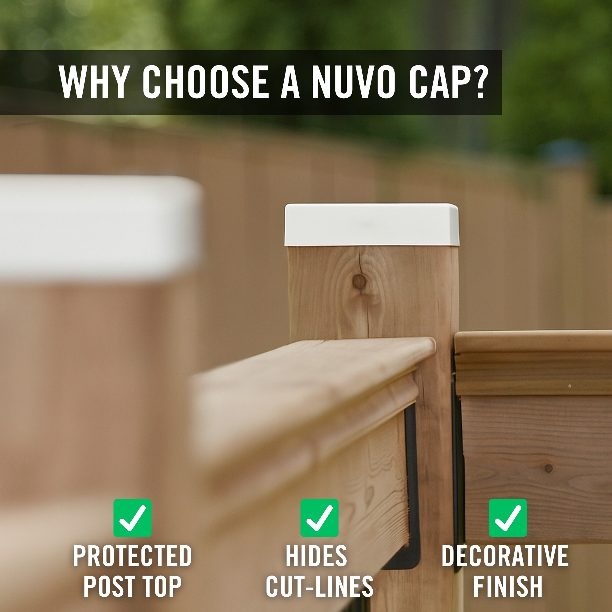 Nuvo Iron PCP24-WEC-IP4 Deck-Post-Caps - View #4