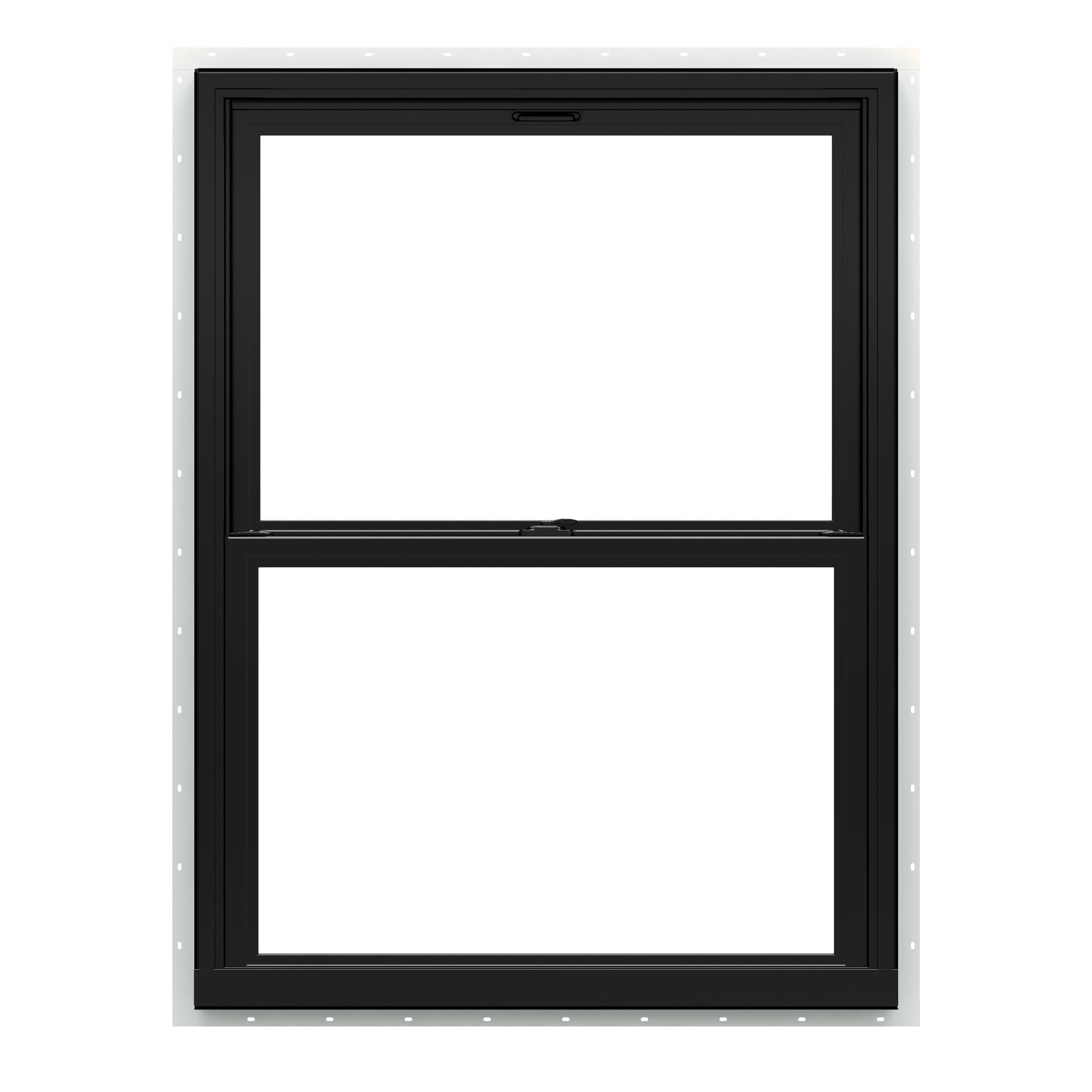 Pella Impervia Series 35-1/2-in X 59-1/2-in Black Fiberglass New ...